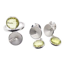 PENDIENTES Y ANILLO DE DISEÑO