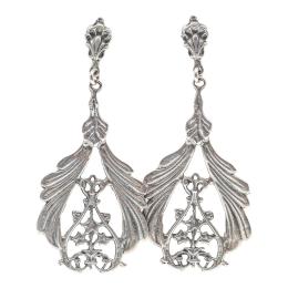PENDIENTES LARGOS DE PLATA