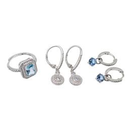 ANILLO Y DOS PARES DE PENDIENTES