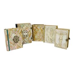 COLECCIÓN DE CINCO MISALES DEL ÚLTIMO CUARTO DE SIGLO XIX