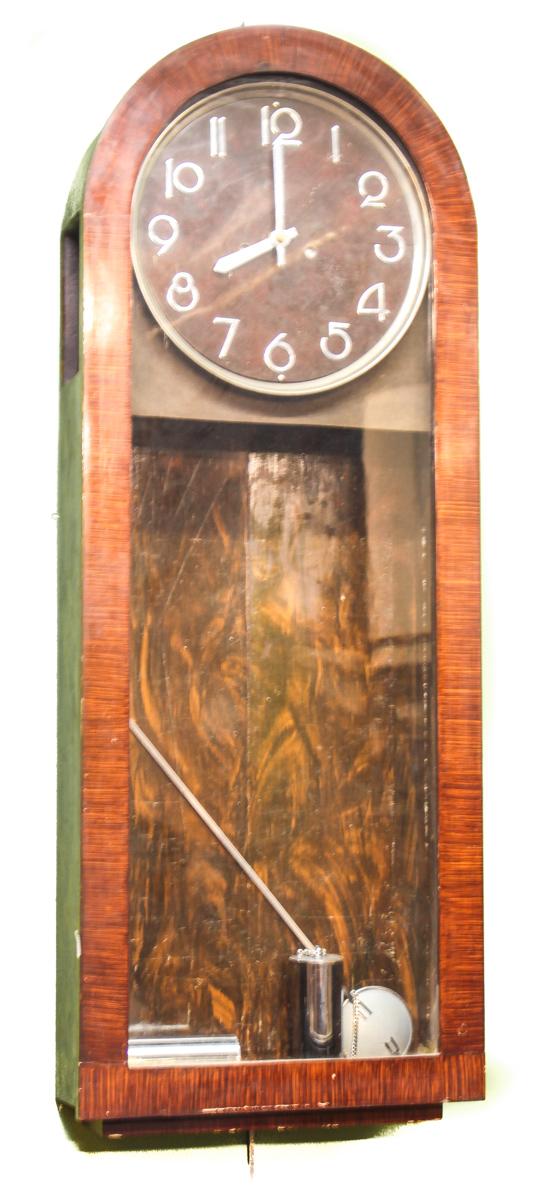 RELOJ DE PARED ART DECÓ AÑOS 30