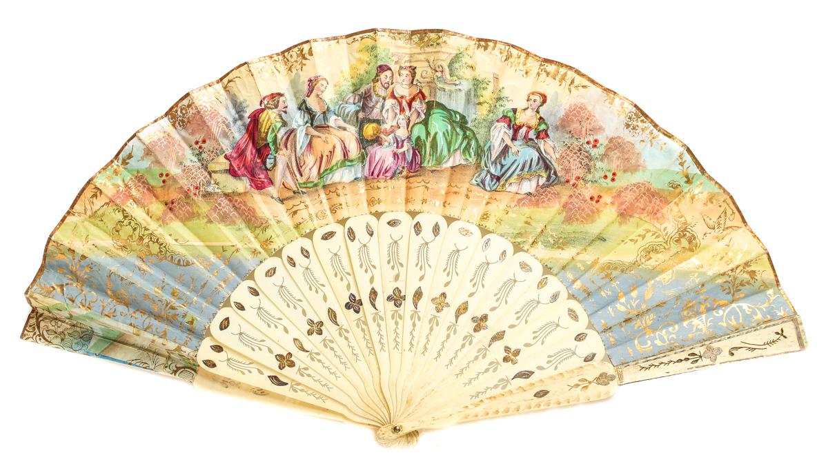 ABANICO DEL SIGLO XIX