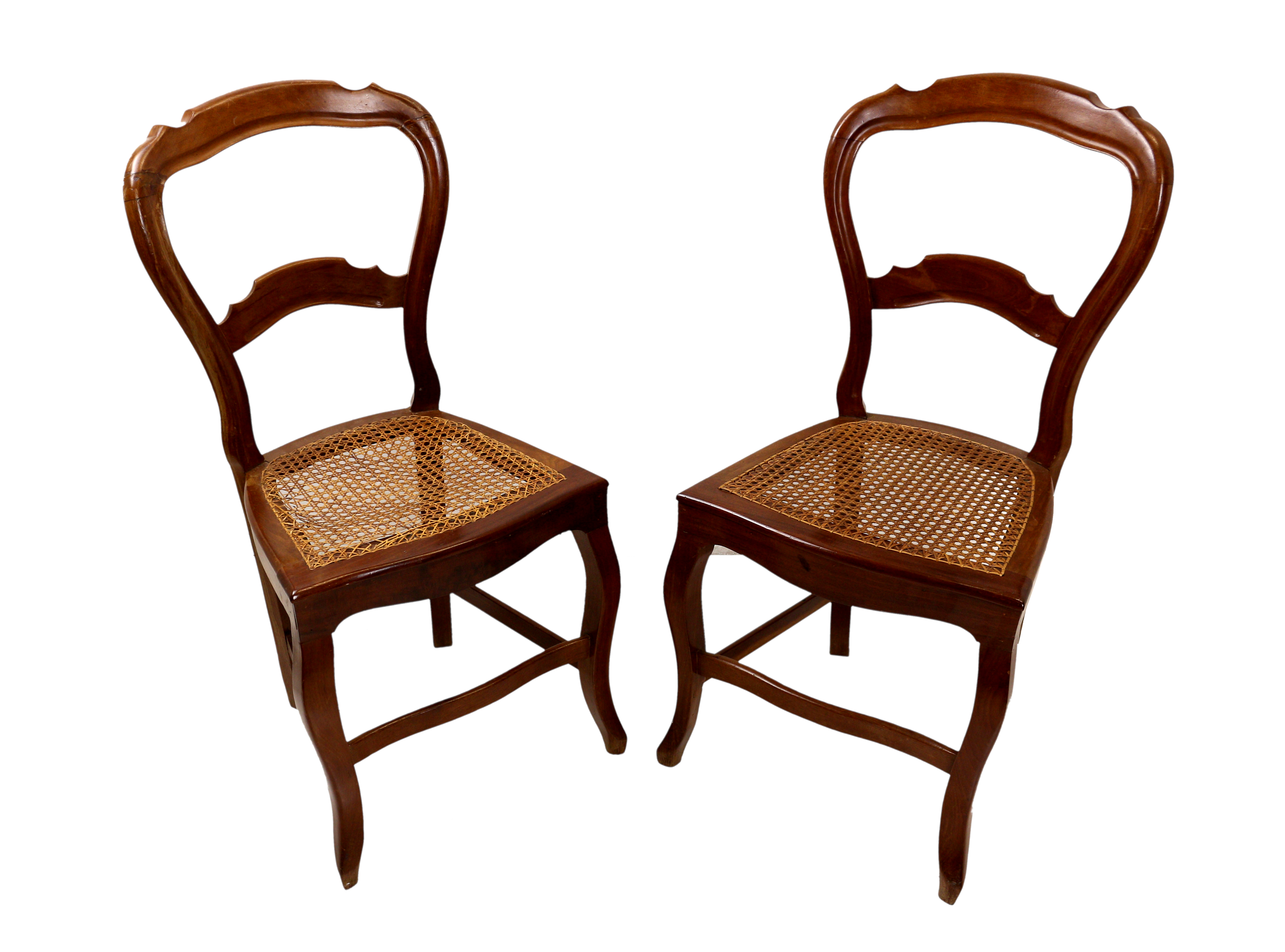 TRES SILLAS ISABELINAS DEL SEGUNDO TERCIO DEL S.XX