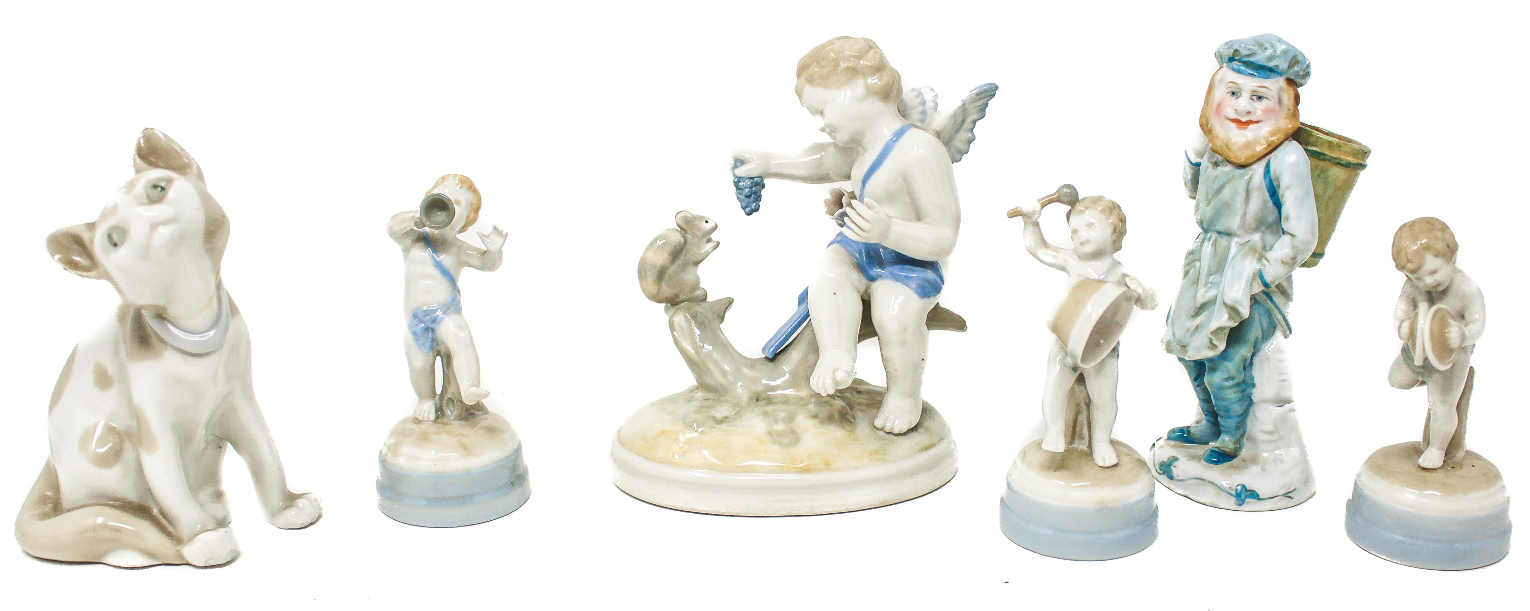 LOTE VARIADO EN PORCELANA DE MEDIADOS DEL S.XX