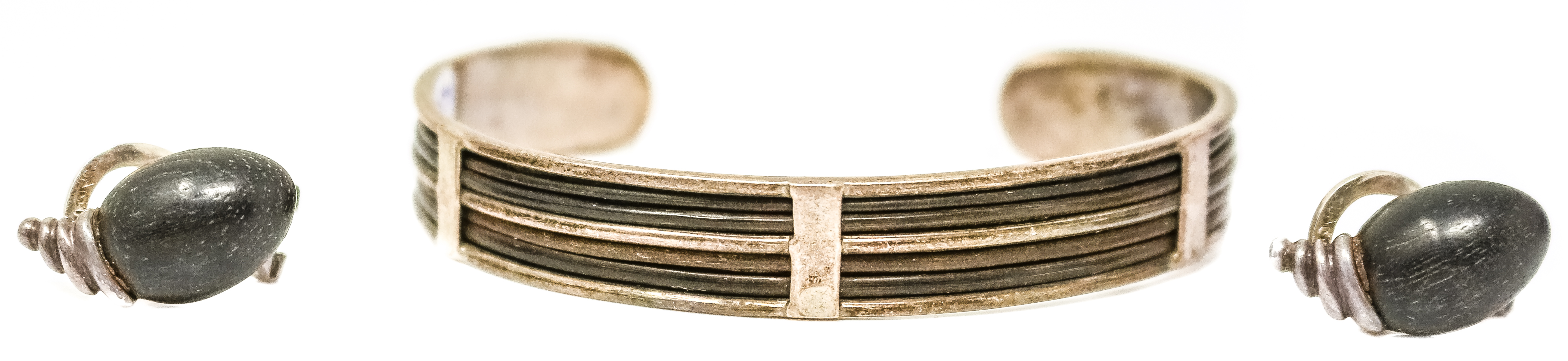 PULSERA DE PLATA CON PELO DE ELEFANTE