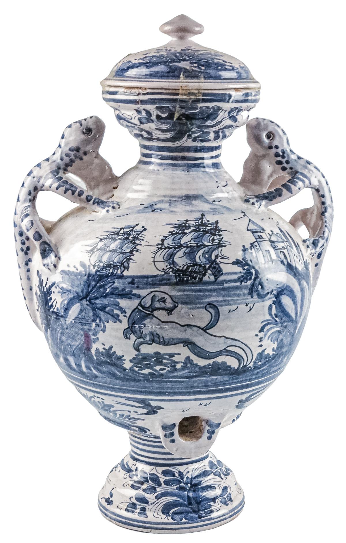 AGUAMIL EN CERÁMICA DE TALAVERA DE LA SEGUNDA MITAD S.XX