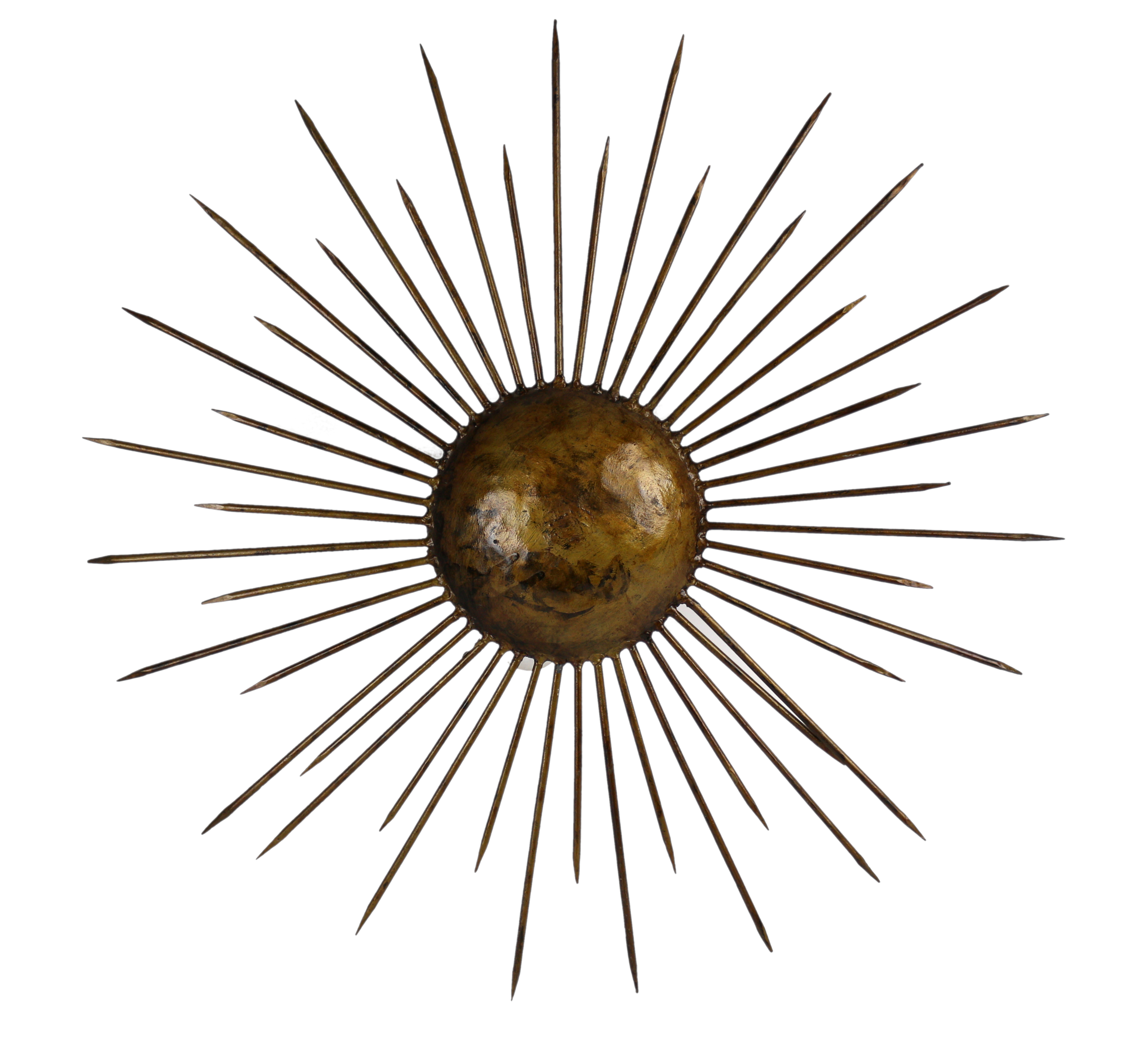 APLIQUE DE LOS AÑOS 60-70 EN FORMA DE SOL