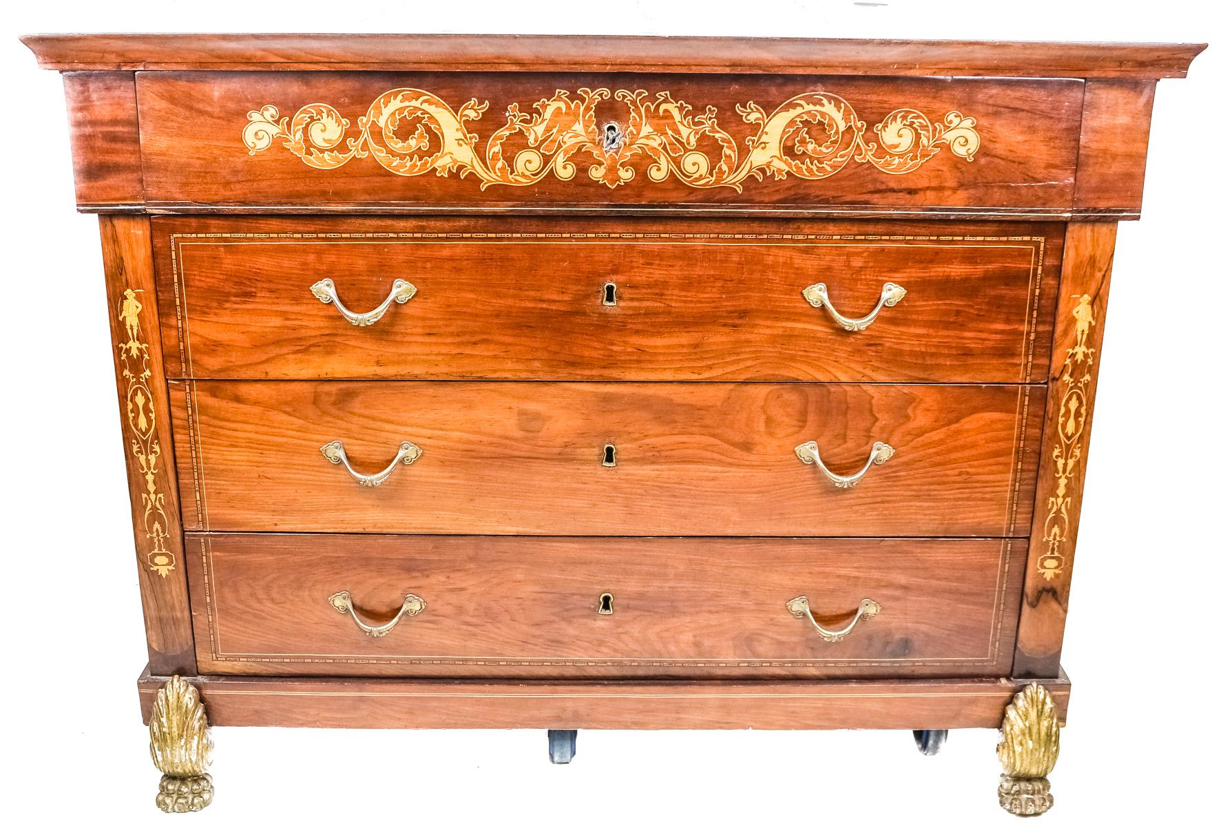 CÓMODA ISABELINA DEL SEGUNDO TERCIO DEL S.XIX