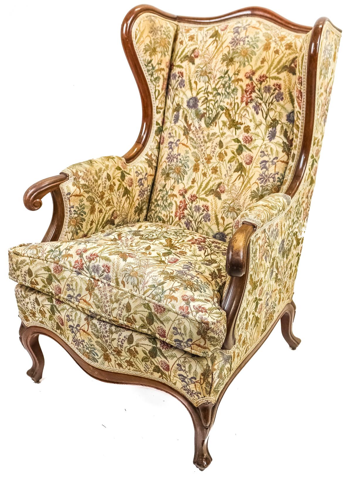 SILLÓN OREJERO DE MEDIADOS DEL S.XX