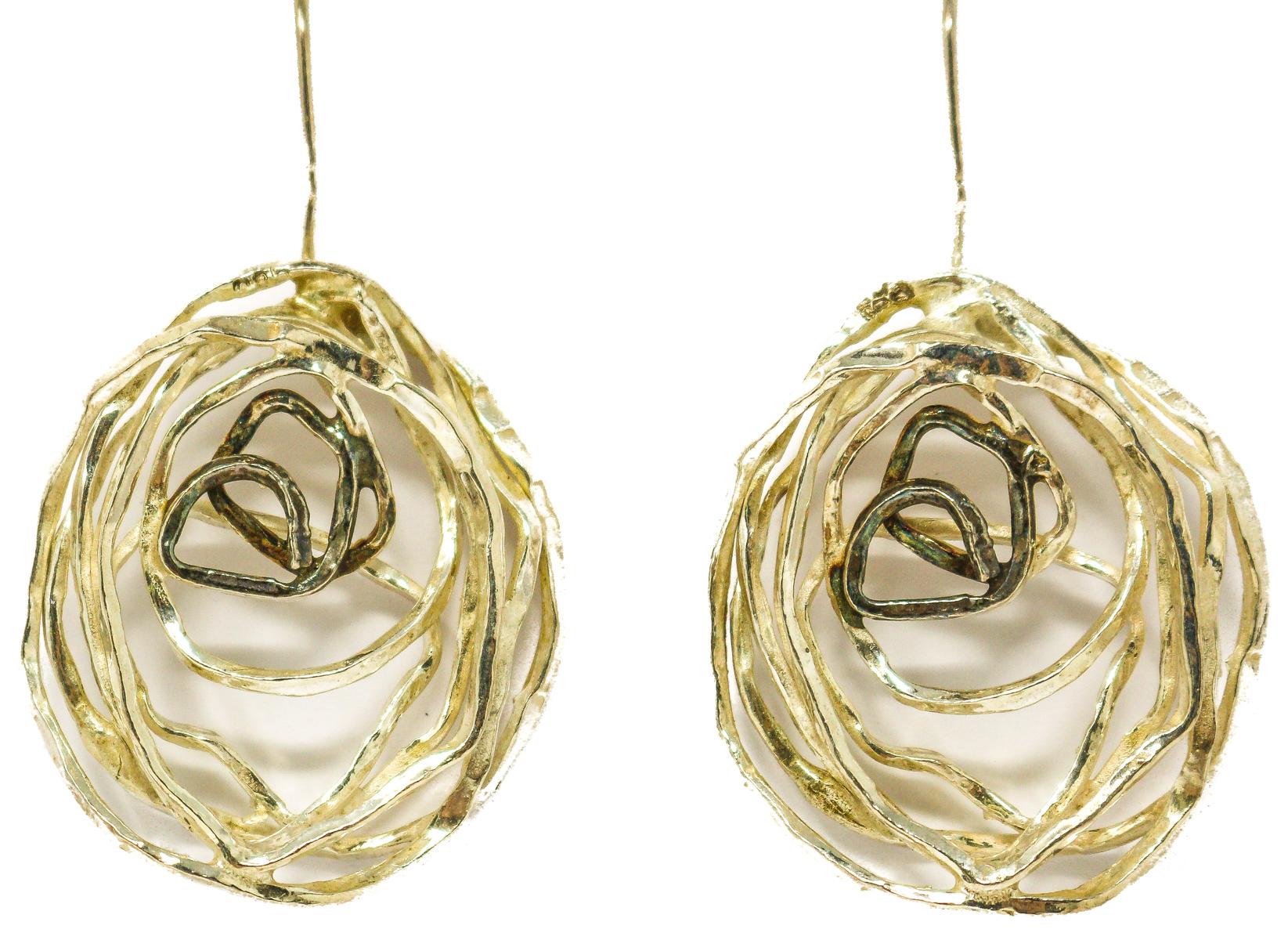 PENDIENTES DE PLATA DE DISEÑO