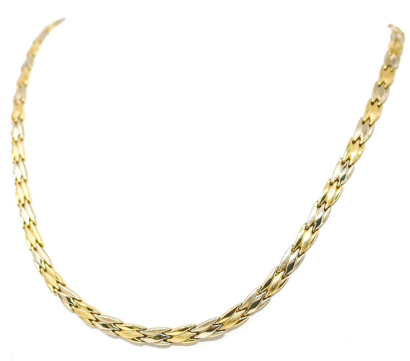 GARGANTILLA BICOLOR EN ORO