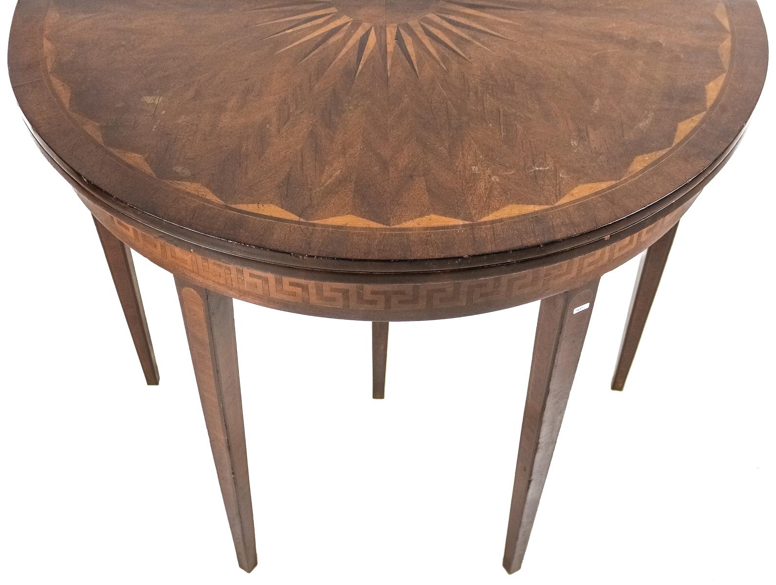 MESA CÓNSOLA DE JUEGO DE MEDIADOS DE S. XX