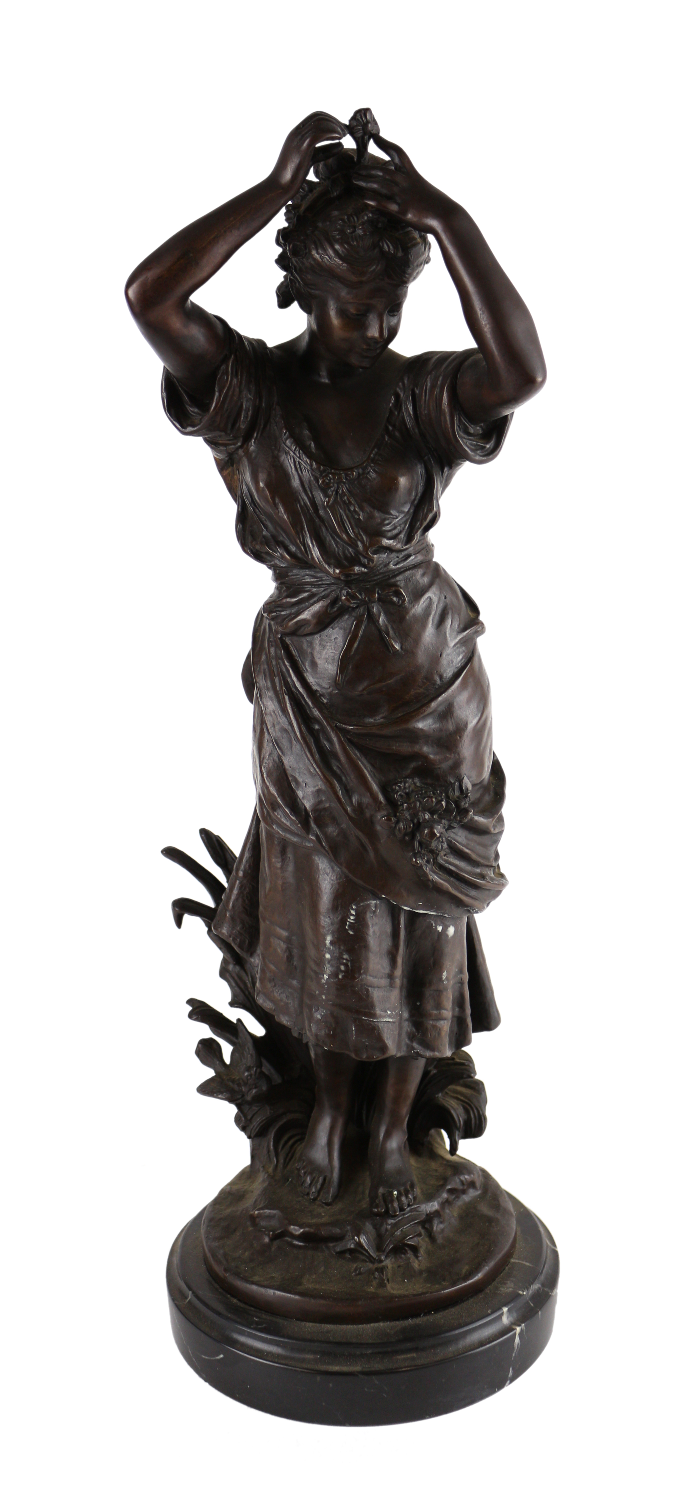 FIGURA FRANCESA EN BRONCE PRIMER TERCIO S.XX