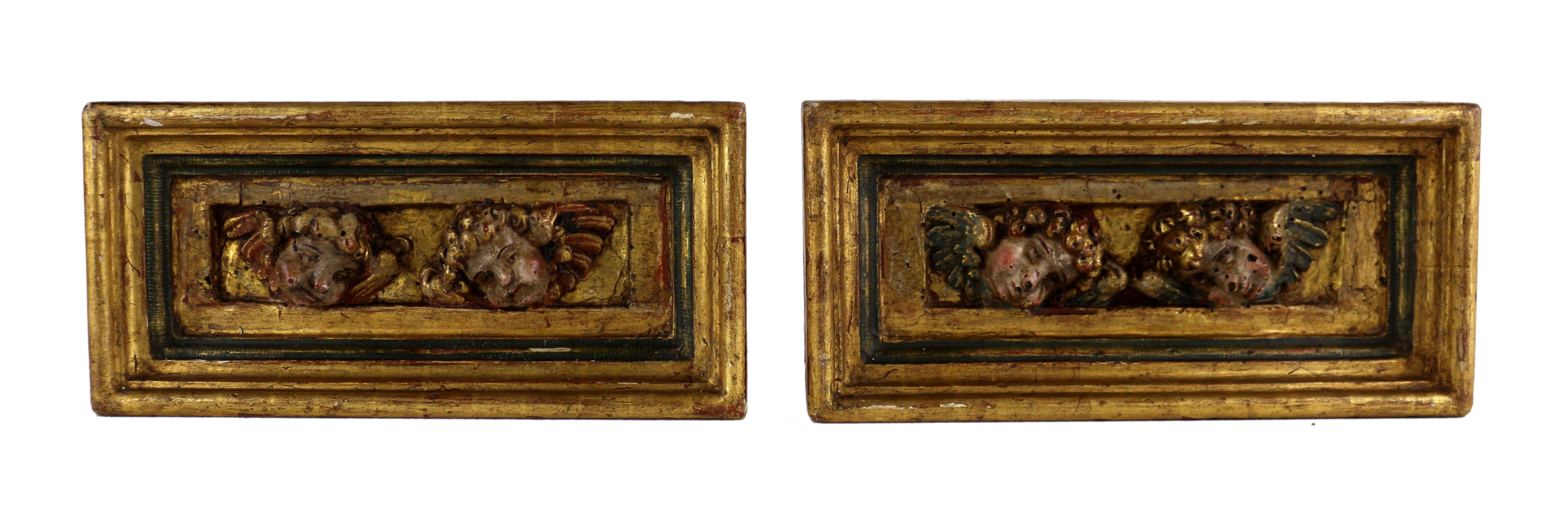 DOS PEQUEÑAS TALLAS POLICROMADAS S.XVII