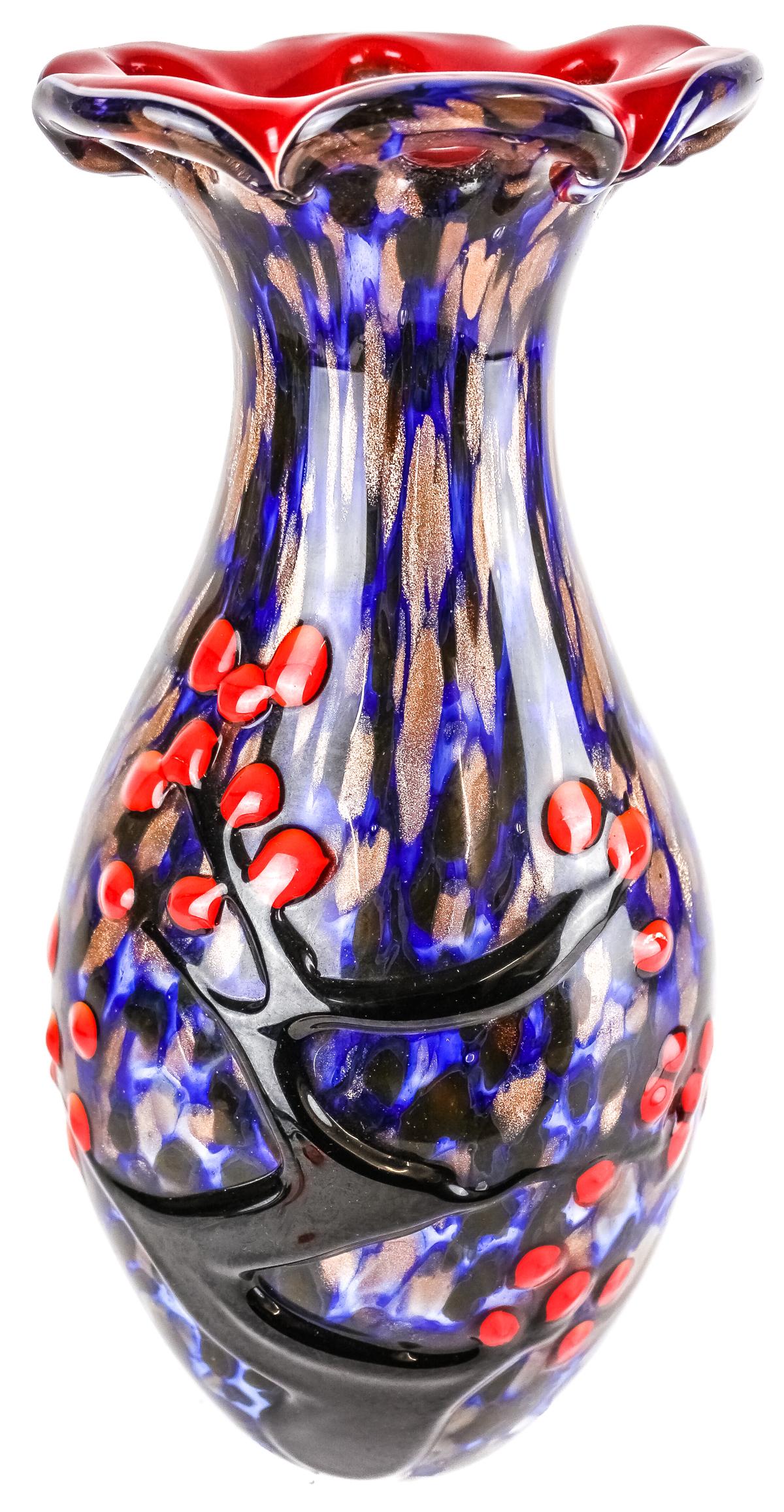 JARRÓN DE DISEÑO DE MURANO