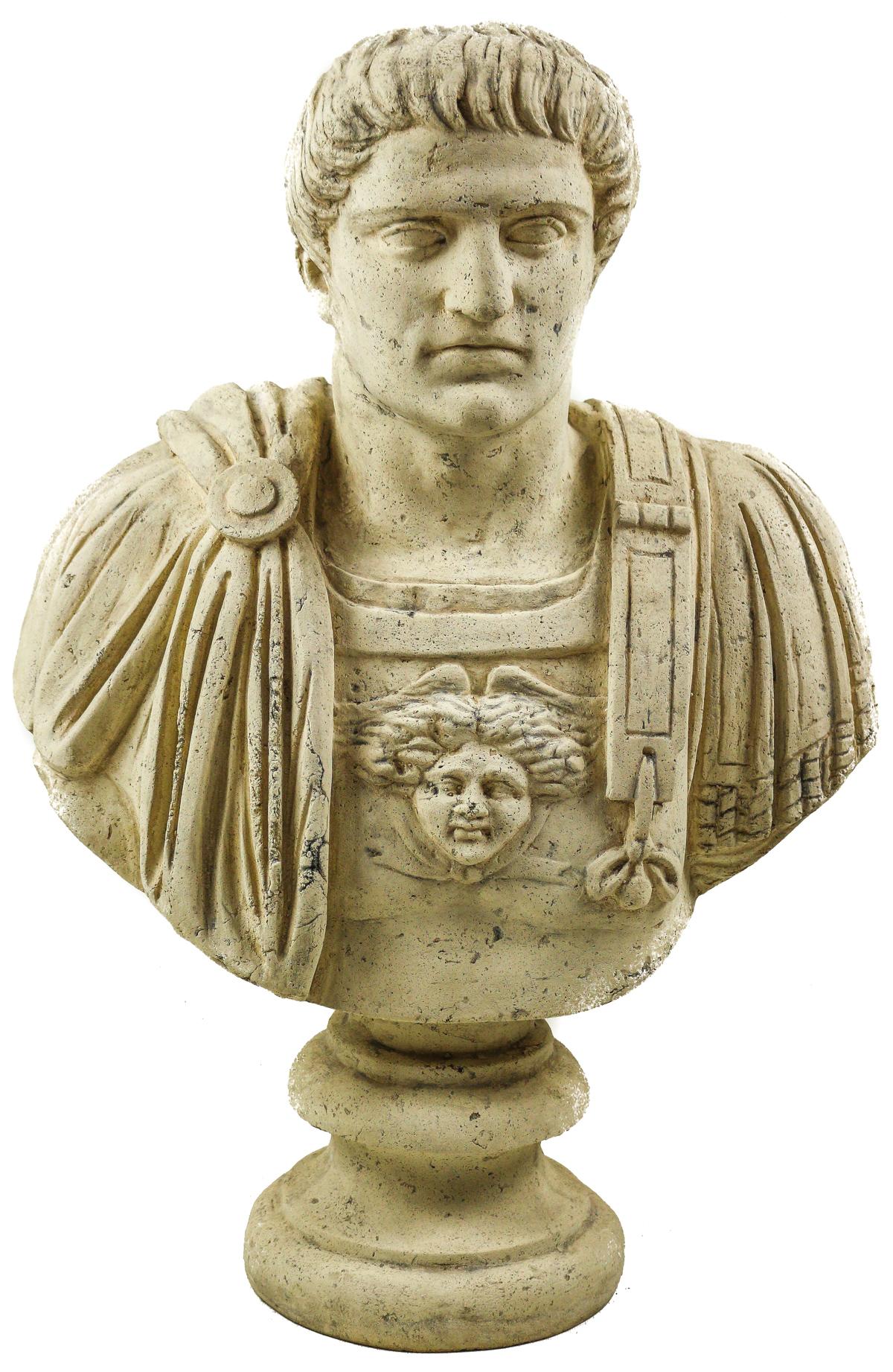 BUSTO DE ESTILO CLÁSICO  DE LA SEGUNDA MITAD DEL S.XX