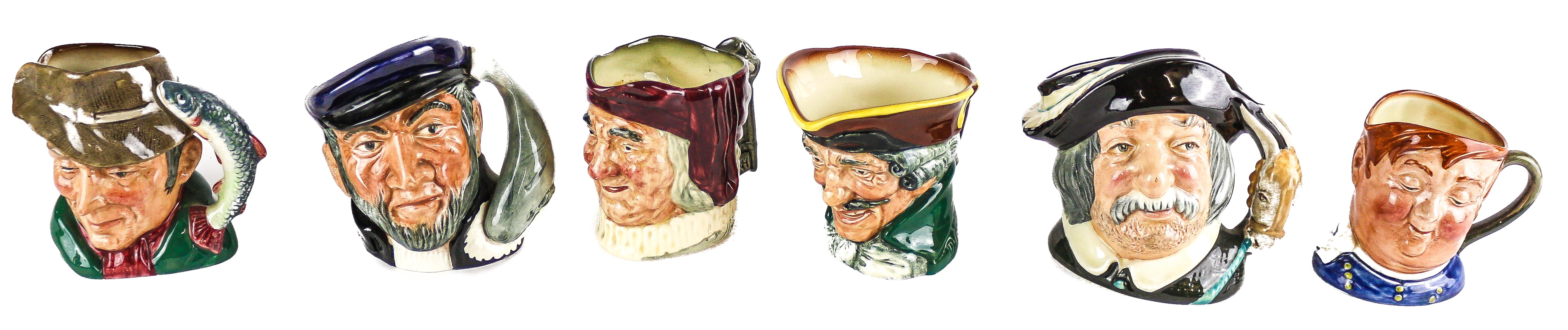 SEIS JARRITAS INGLESAS DE COLECCIÓN "ROYAL DOULTON"