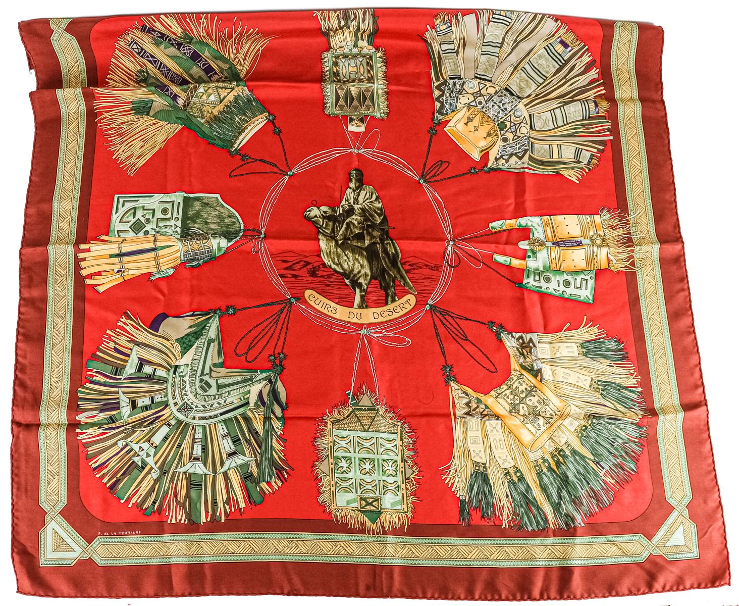 PAÑUELO EN SEDA "HERMES"