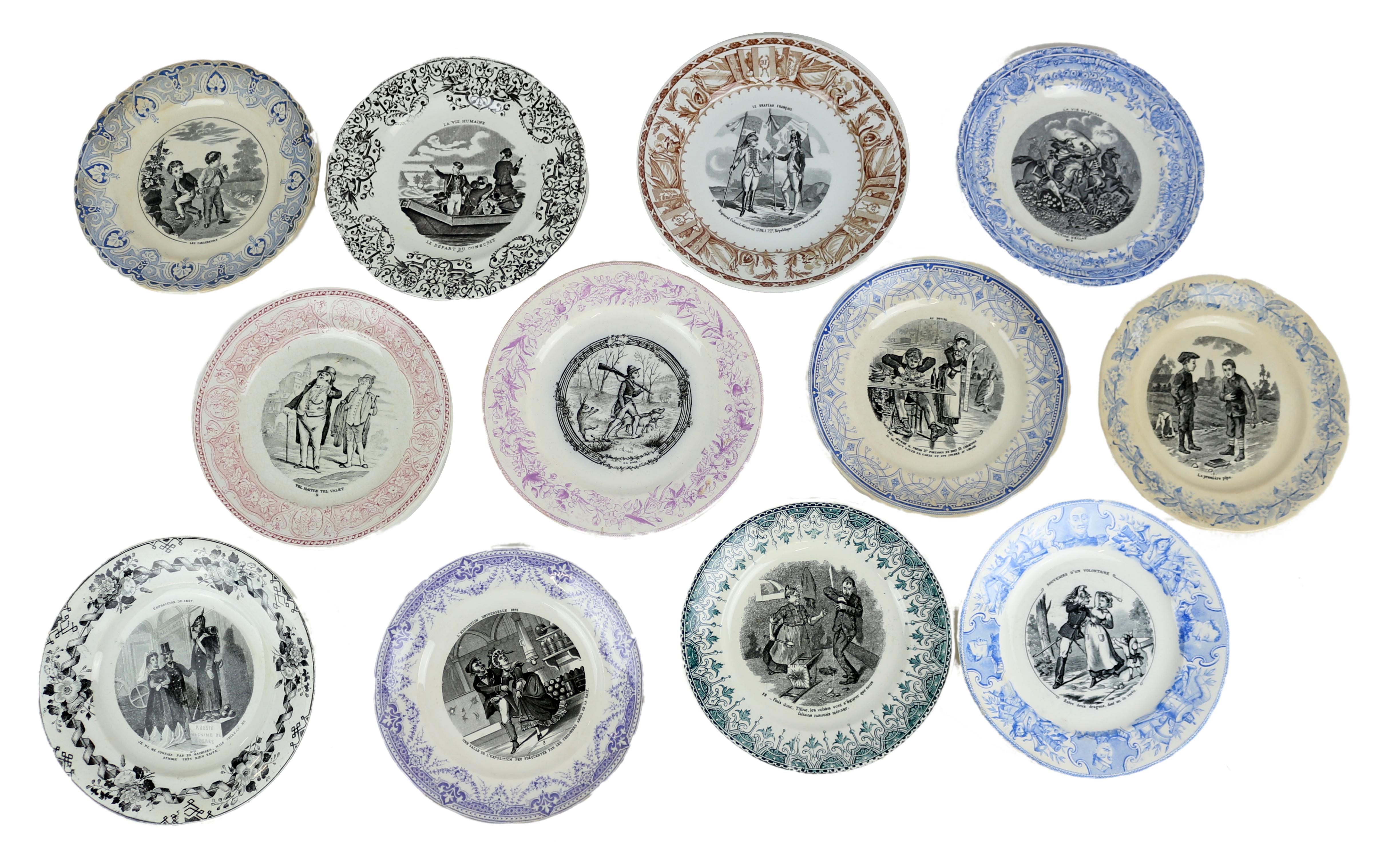 DOCE PLATOS DE PRINCIPIOS DEL S.XX.
