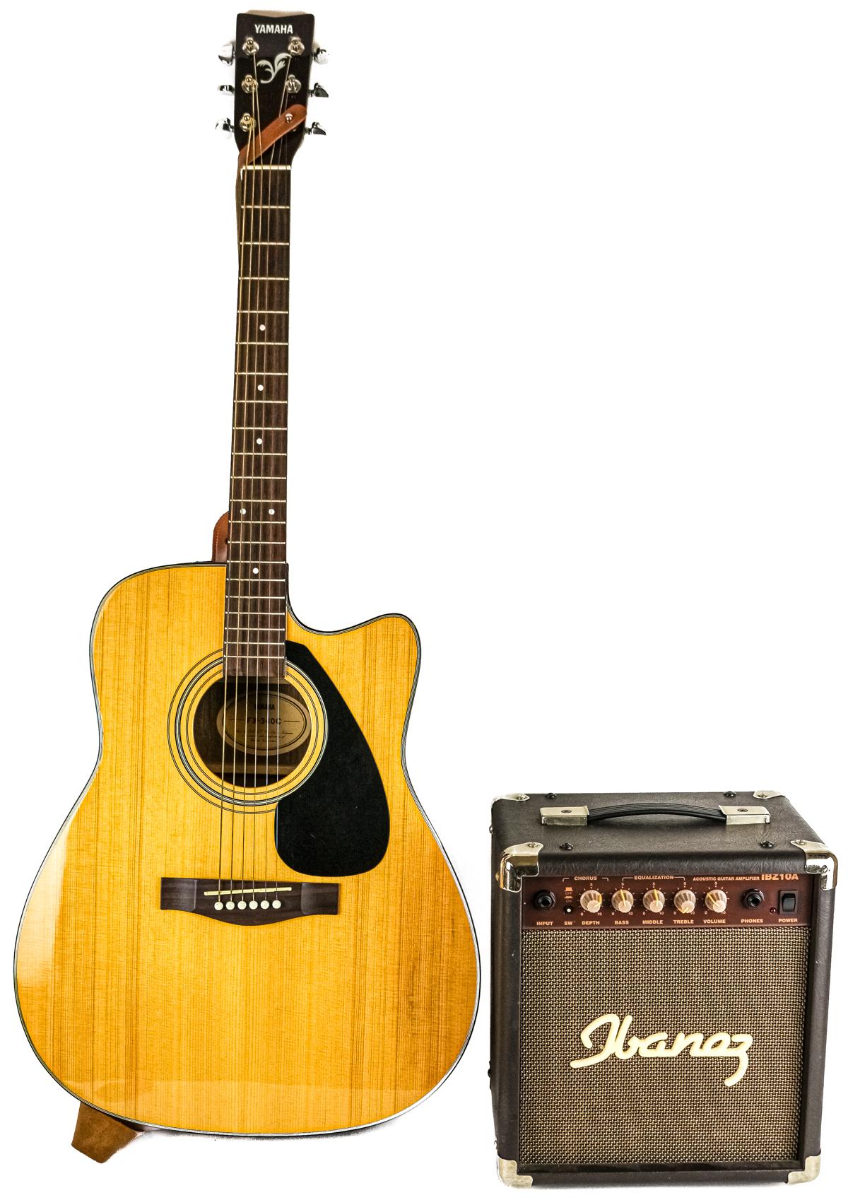 GUITARRA ACÚSTICA CON AMPLIFICADOR