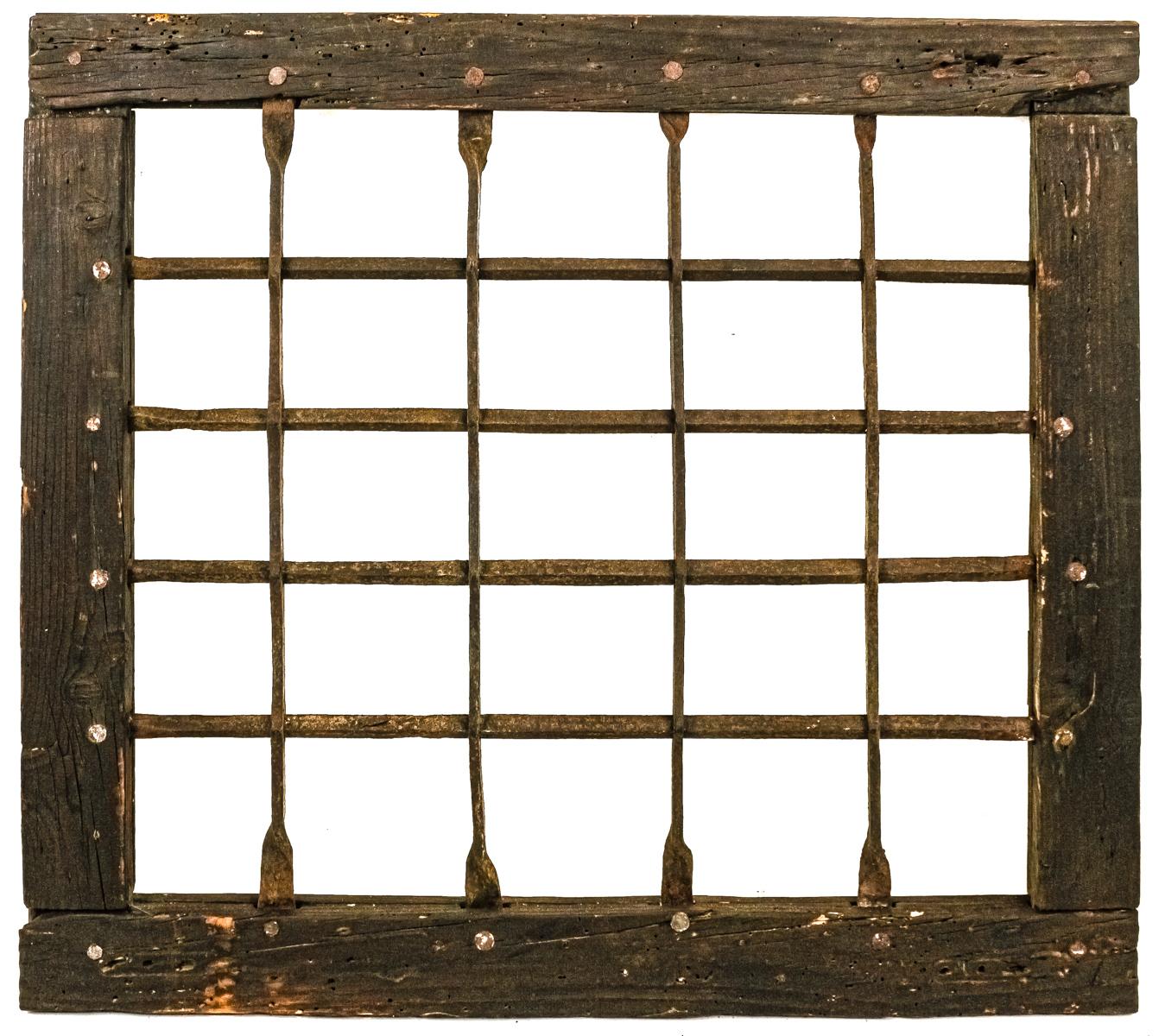 VENTANA CON REJA EN HIERRO DE LA PRIMERA MITAD S.XX