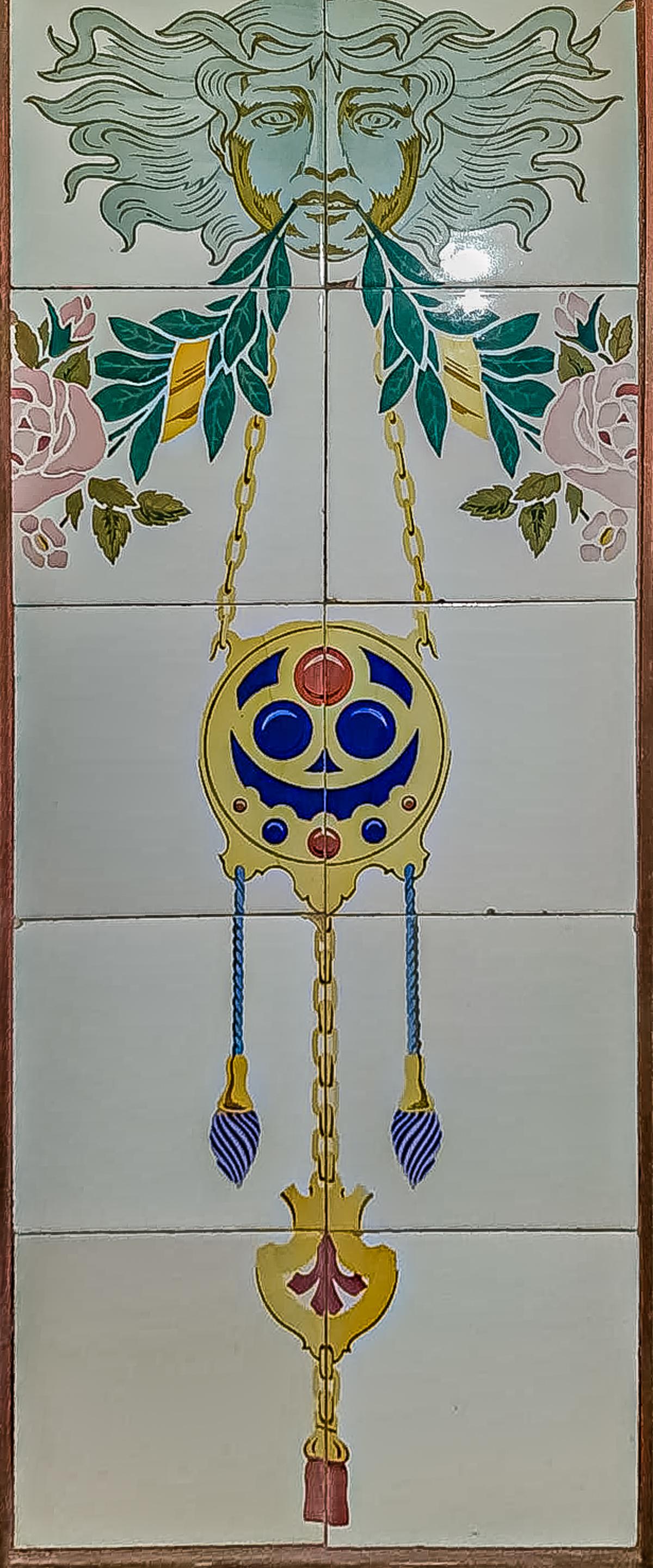 PLAFON DE BALDOSAS DE PRINCIPIOS DEL S.XX