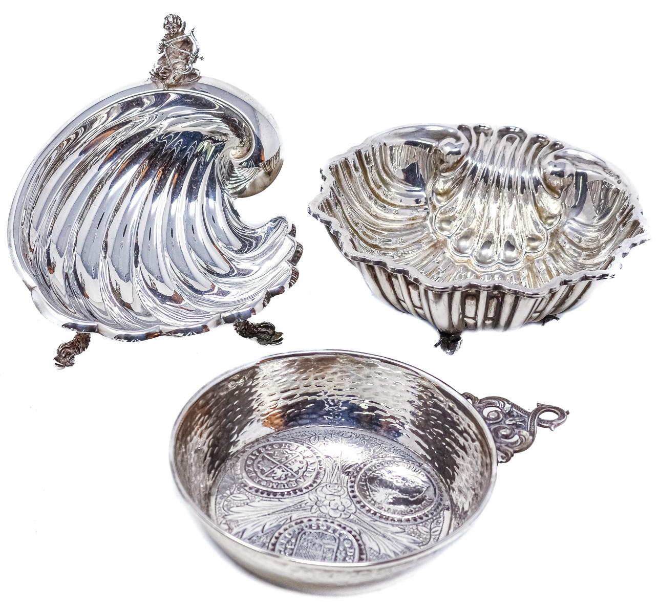 LOTE VARIADO EN PLATA DE LA SEGUNDA MITAD S.XX