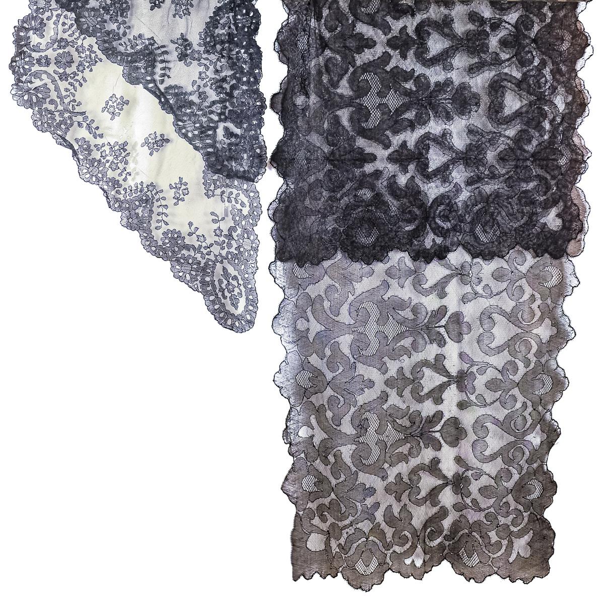 MANTILLA Y PICO DEL SEGUNDO CUARTO DEL S.XX