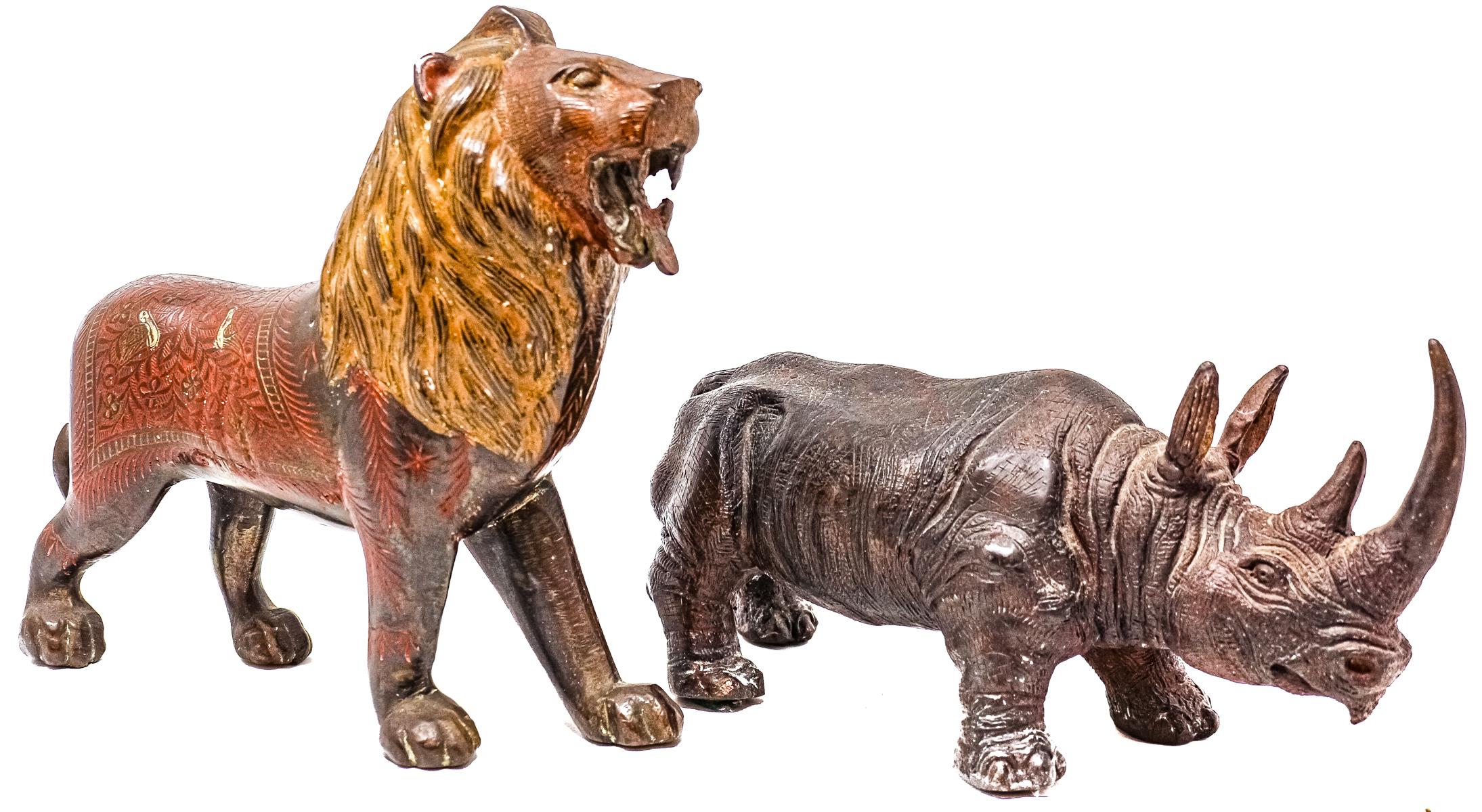 DOS FIGURAS EN BRONCE DEL ÚLTIMO TERCIO DEL S.XX