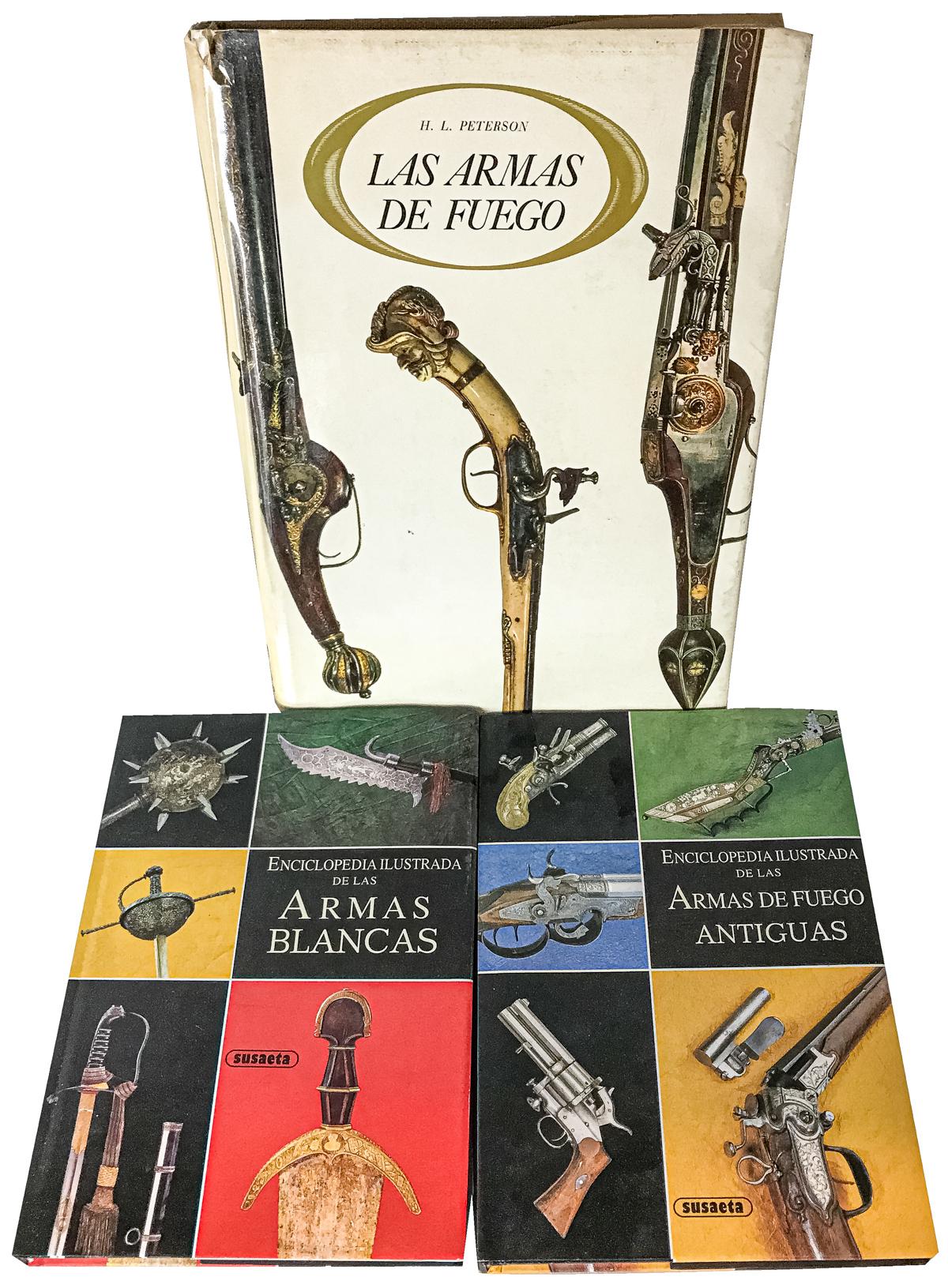 TRES LIBROS SOBRE ARMAS