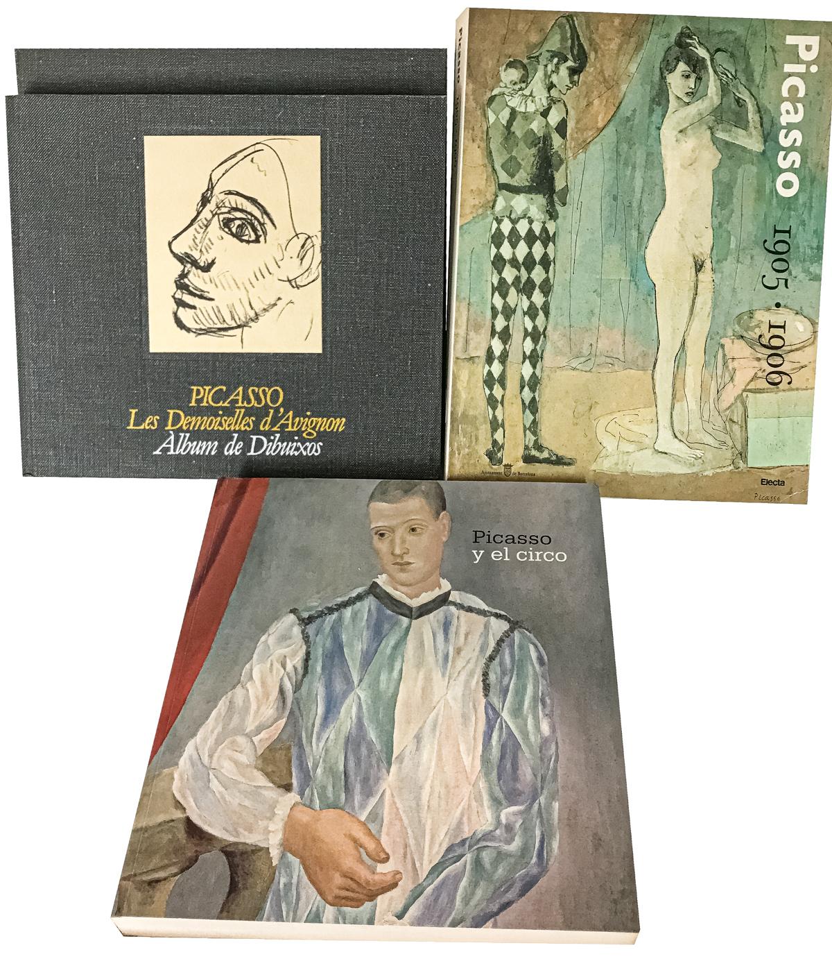 TRES LIBROS SOBRE PICASSO