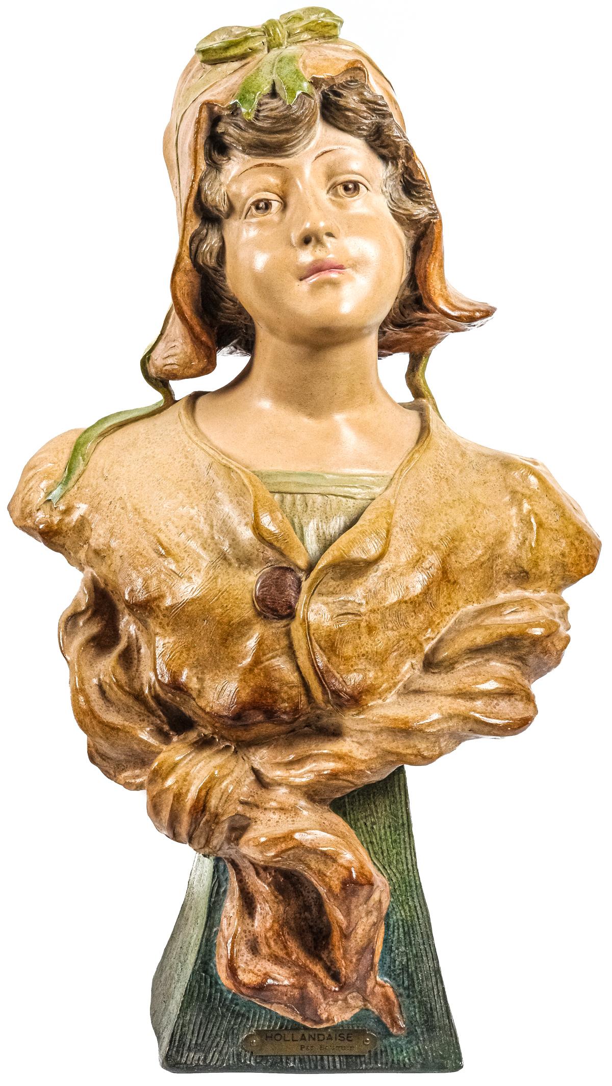 FIGURA EN TERRACOTA POLICROMADA