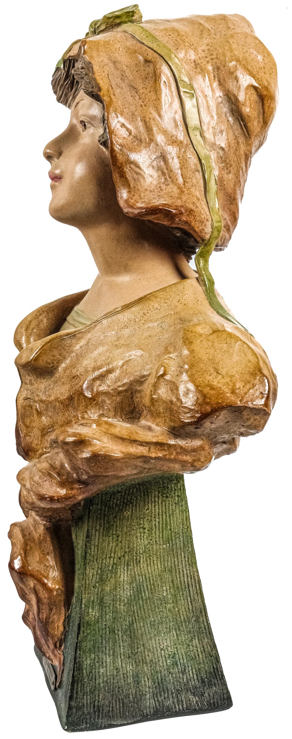 FIGURA EN TERRACOTA POLICROMADA