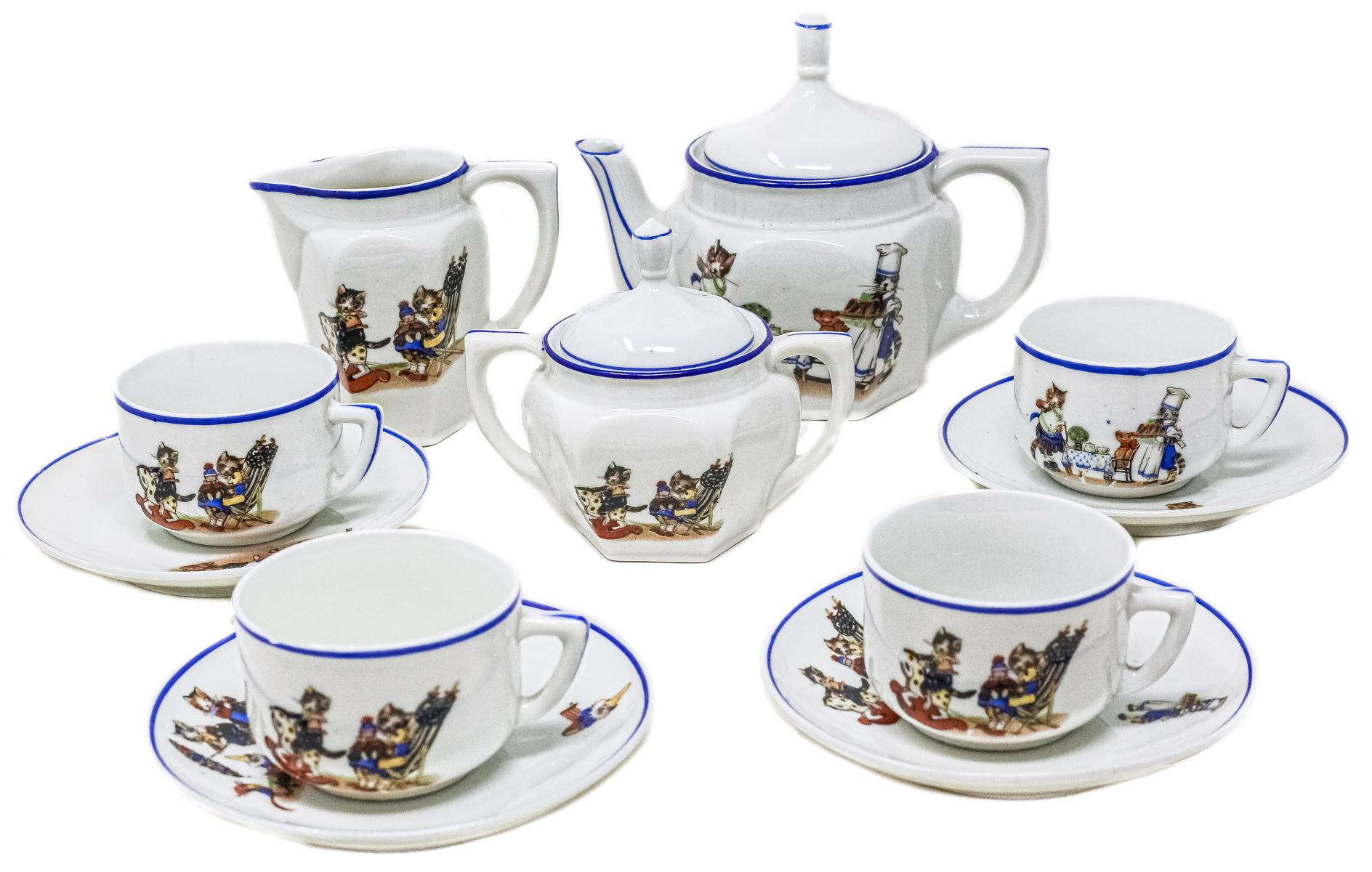 JUEGO DE CAFÉ  DE JUGUETE EN MINIATURA