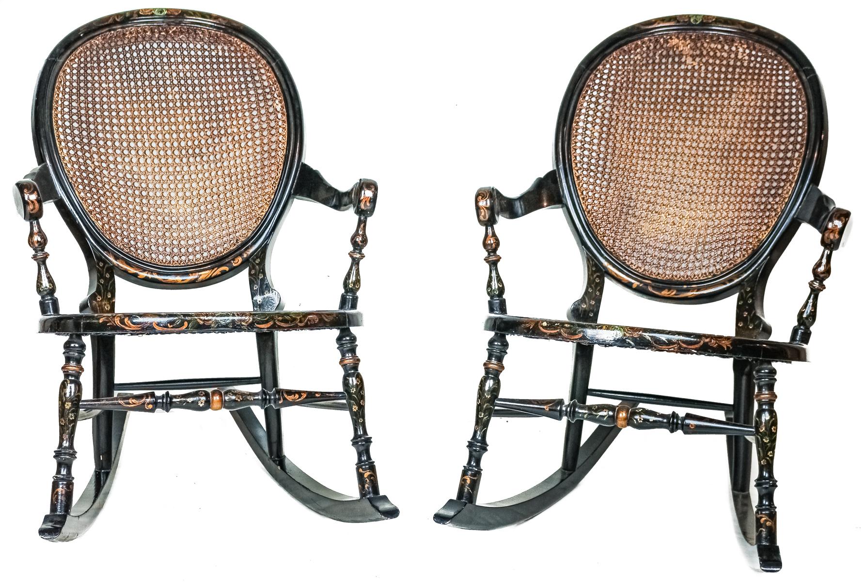 PAREJA DE MECEDORAS DEL PRINCIPIOS DEL S.XX