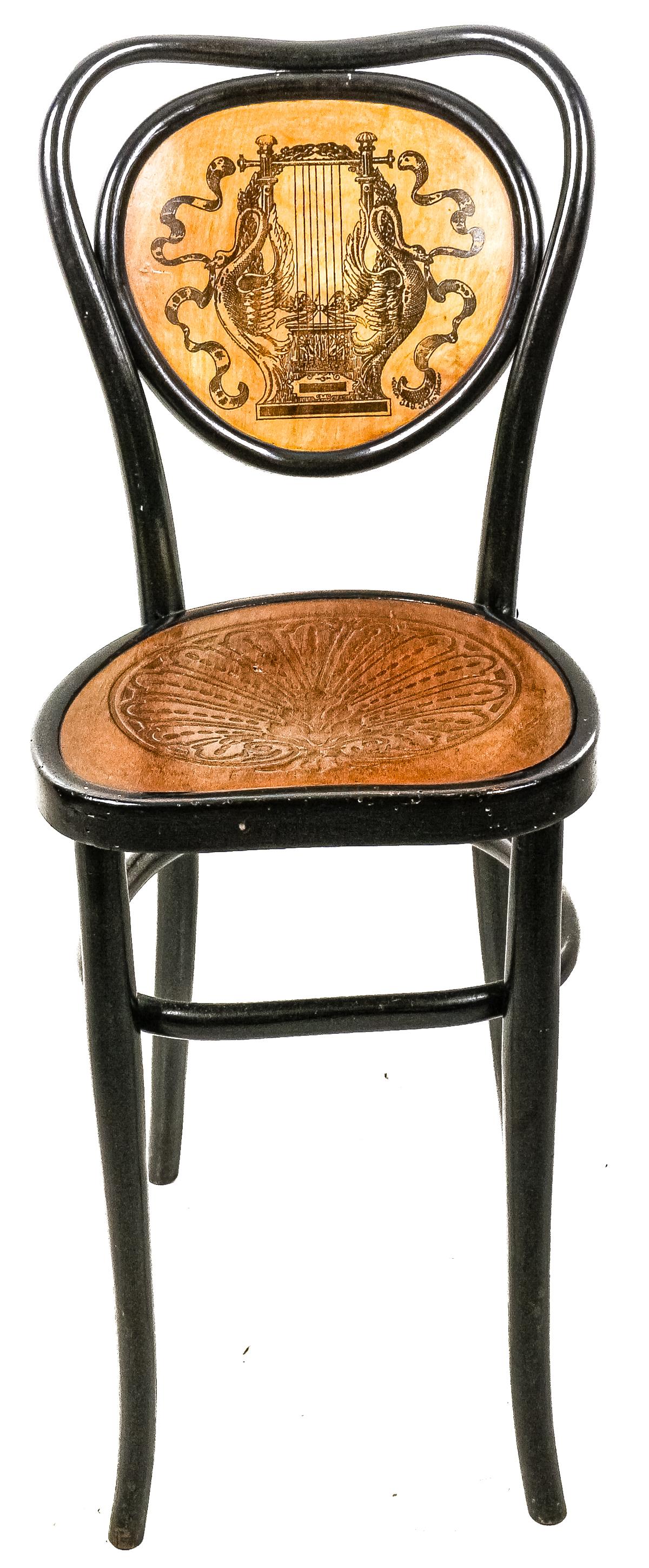 SILLA DE PIANO ESTILO THONET