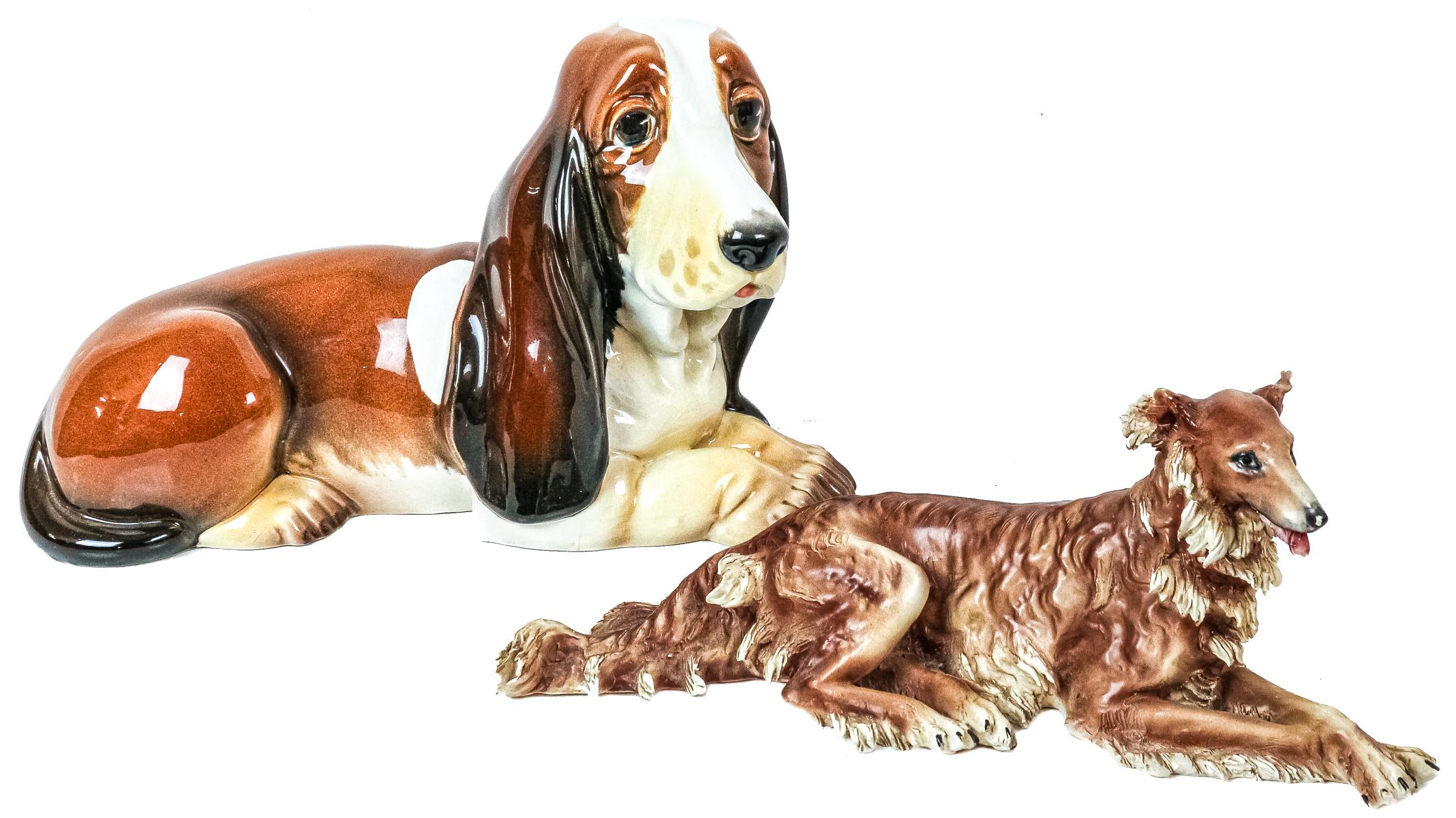 DOS FIGURAS EN PORCELANA DEL ÚLTIMO TERCIO DEL S.XX