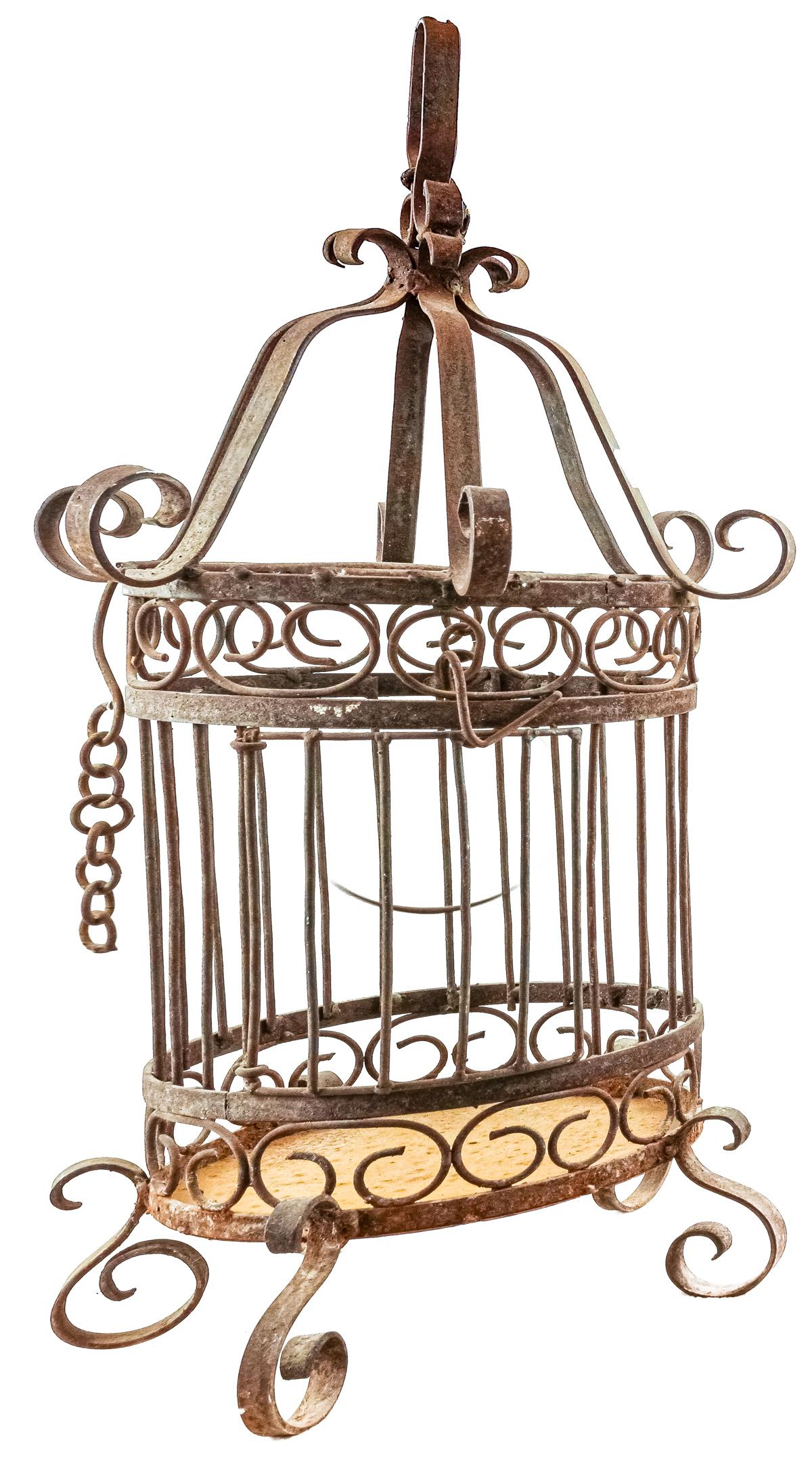JAULA PARA PÁJAROS DE PRINCIPIOS DEL S.XX