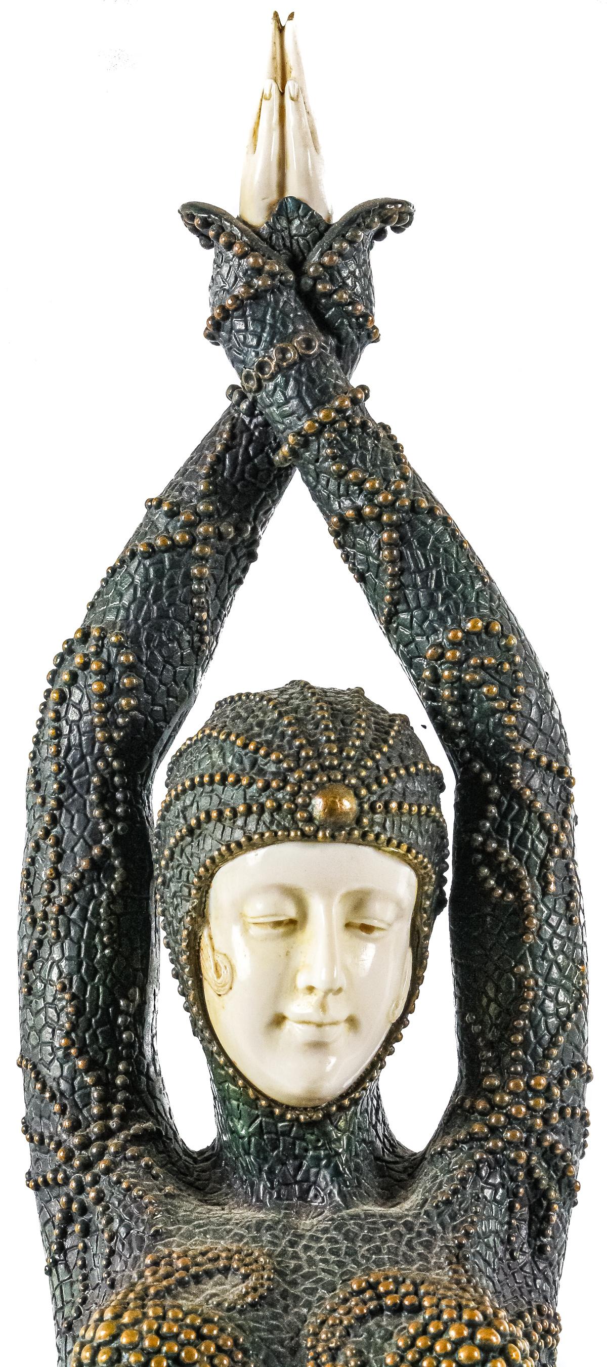 FIGURA CRISOELEFANTINA  DEL ÚLTIMO TERCIO DE SIGLO XX
