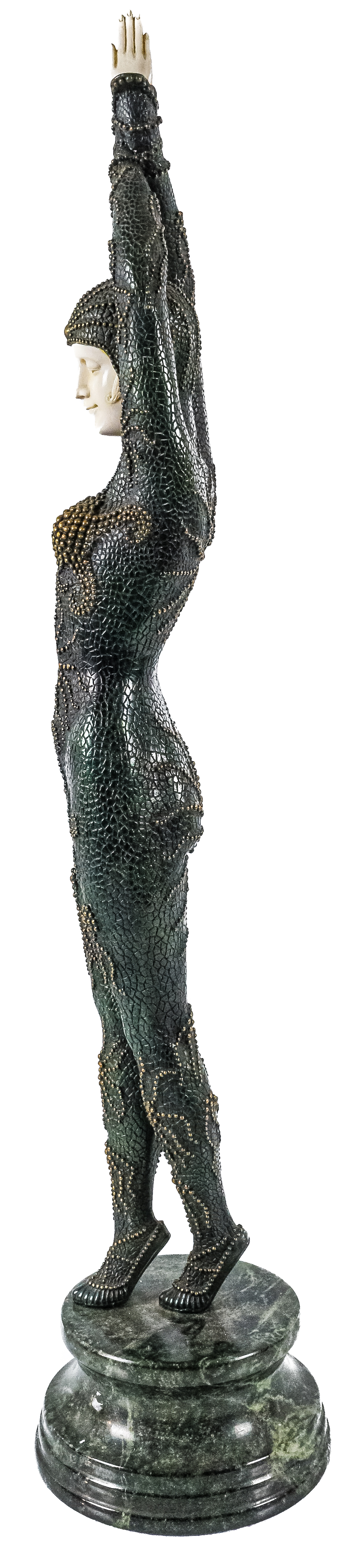 FIGURA CRISOELEFANTINA  DEL ÚLTIMO TERCIO DE SIGLO XX