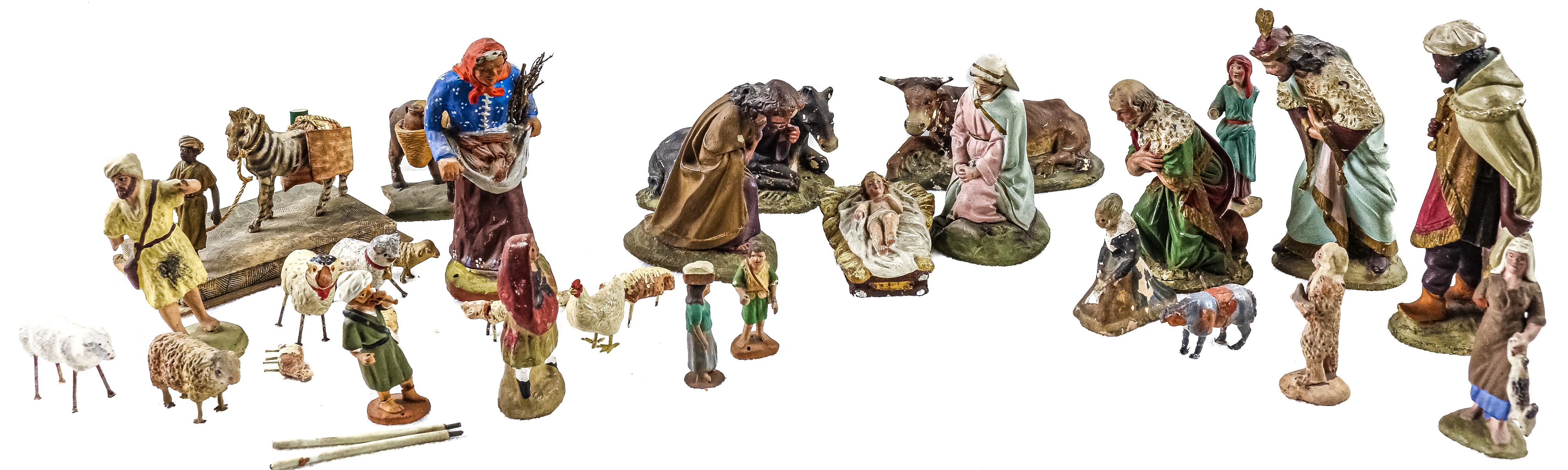 LOTE DE FIGURAS DE PESEBRE