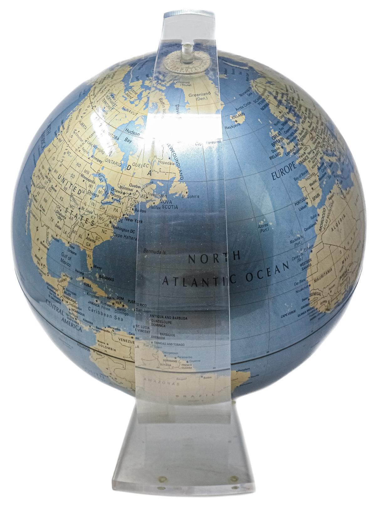 GLOBO TERRAQUEO DEL ÚLTIMO CUARTO DEL S.XX