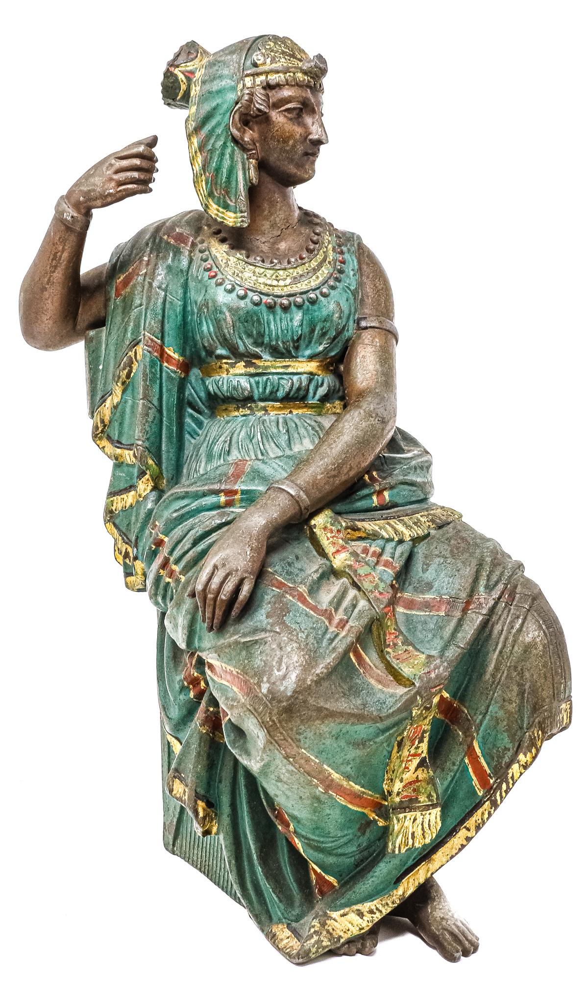 FIGURA EN CALAMINA "CLEOPATRA"