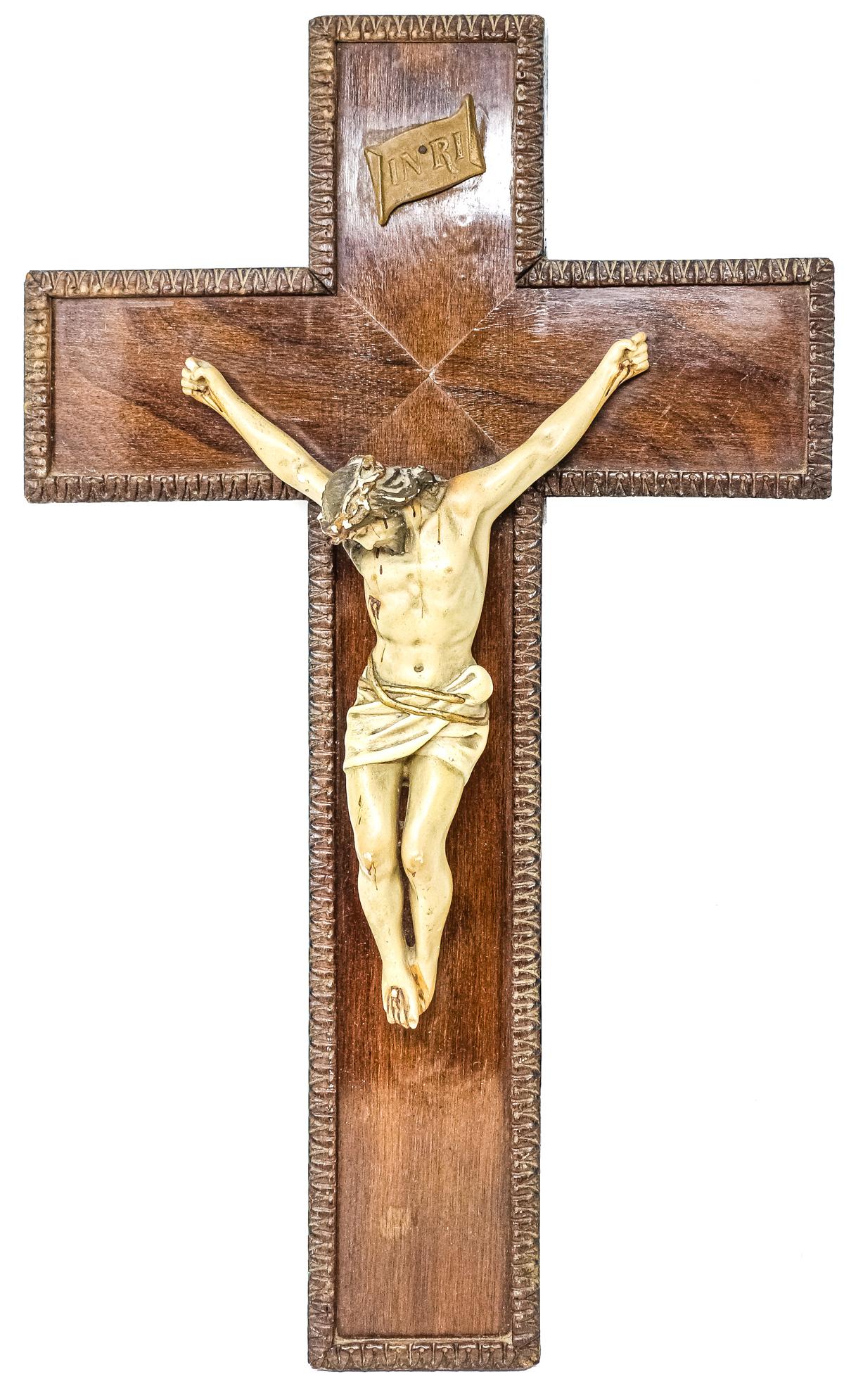 CRISTO CRUCIFICADO DE MEDIADOS S.XX