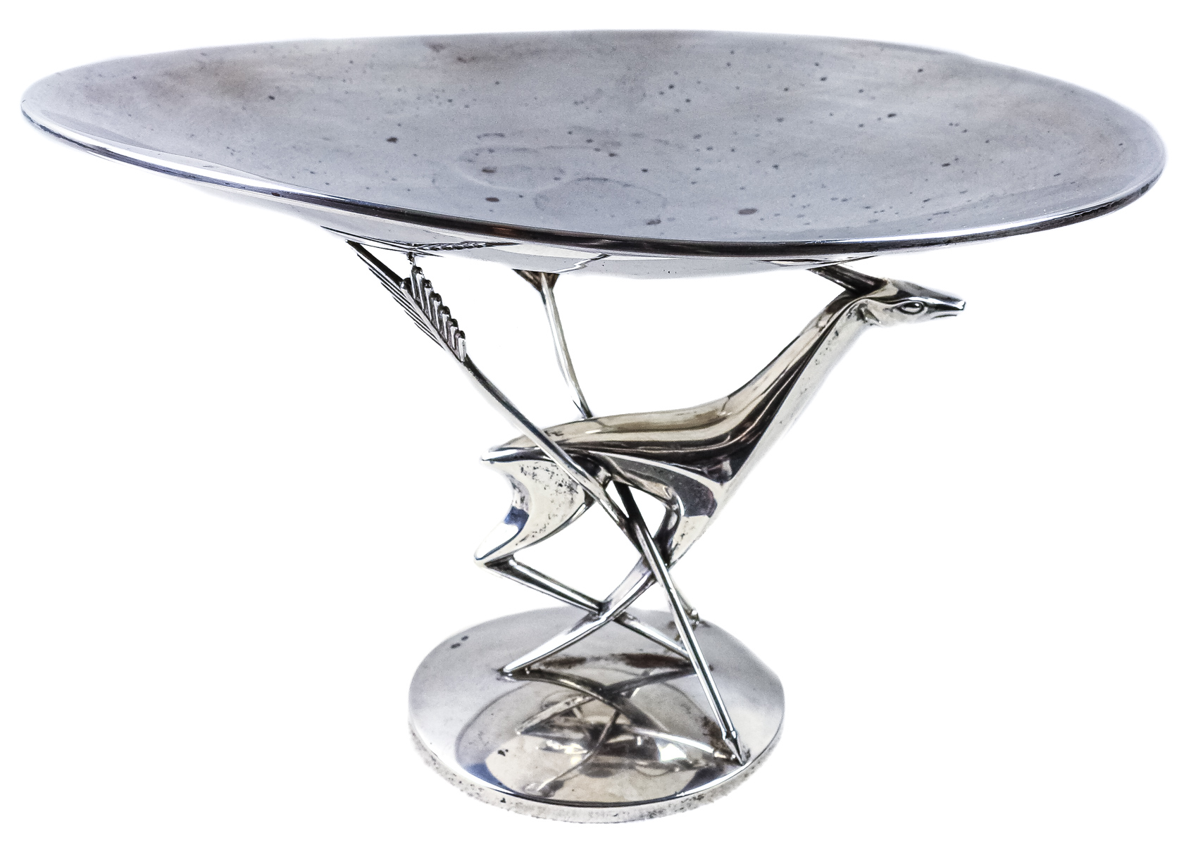 CENTRO DE MESA EN PLATA DEL SEGUDNO TERCIO DEL S.XX