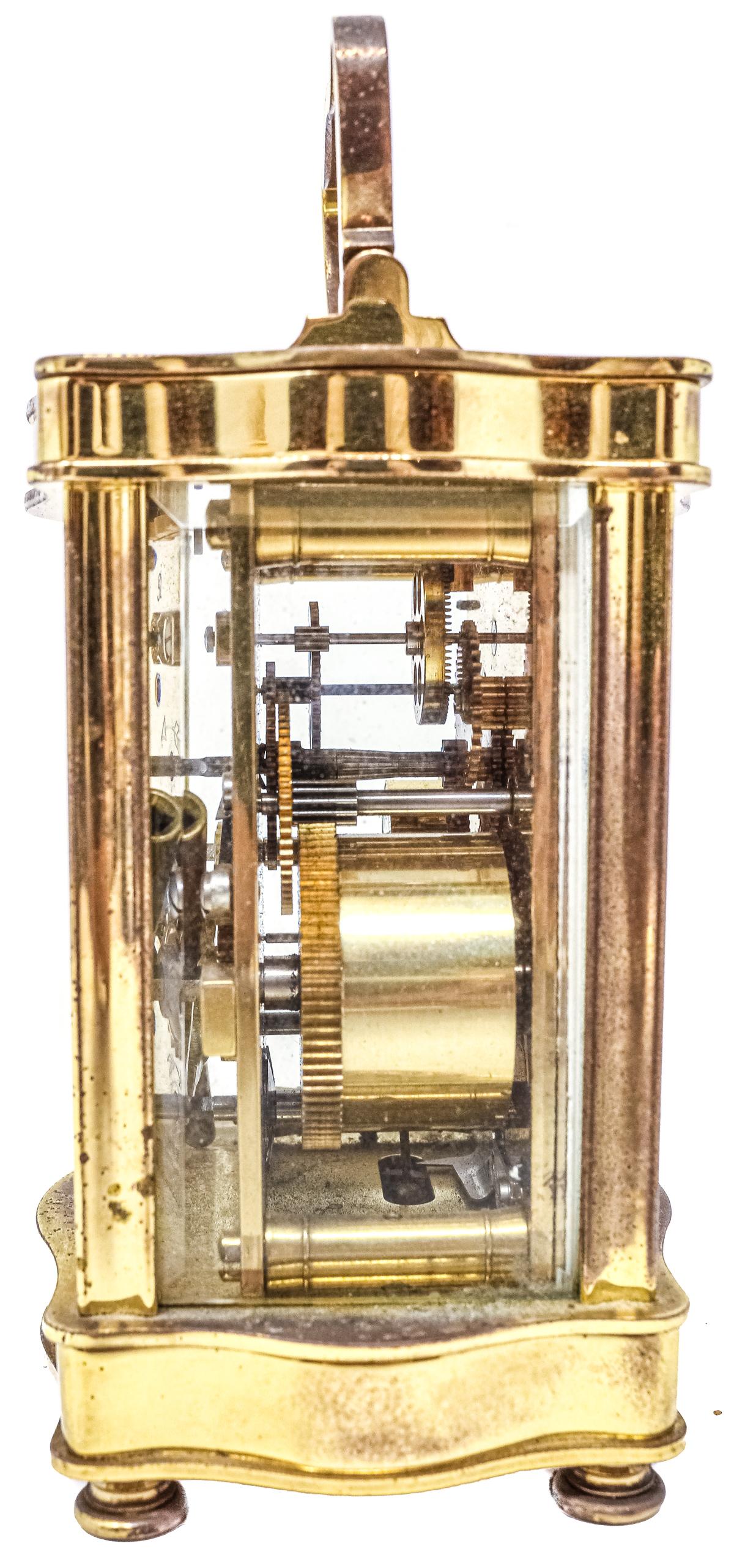 RELOJ FRANCÉS DE VIAJE "L&#39;EPÉE" SEGUNDA MITAD DEL S.XX