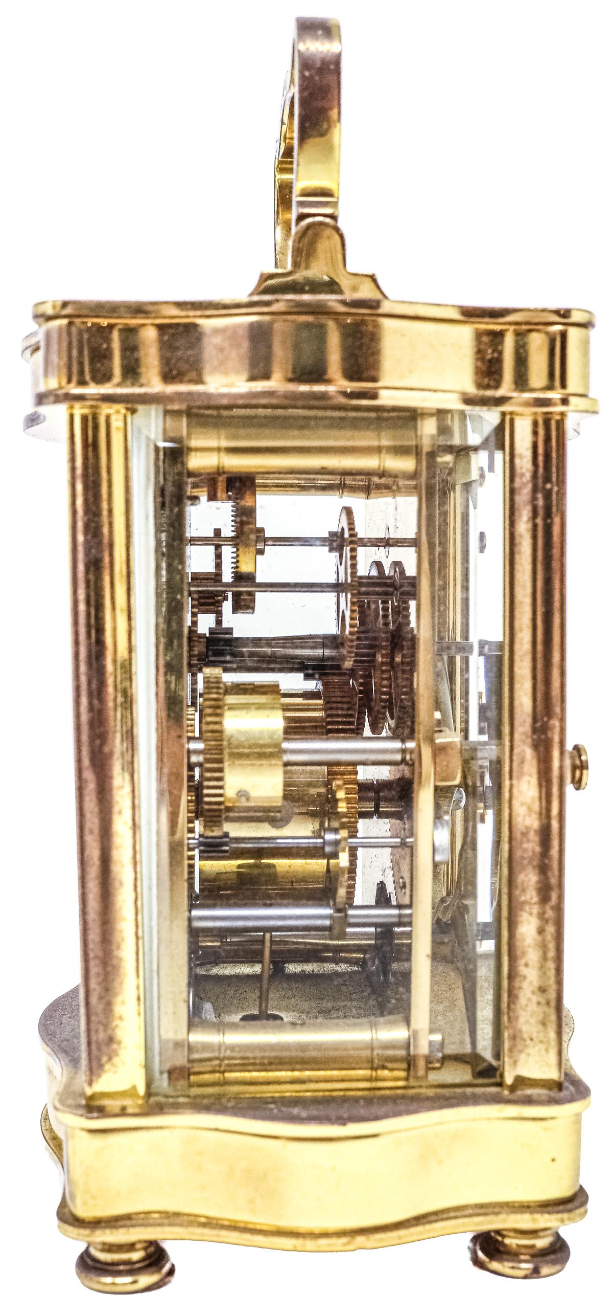 RELOJ FRANCÉS DE VIAJE "L&#39;EPÉE" SEGUNDA MITAD DEL S.XX