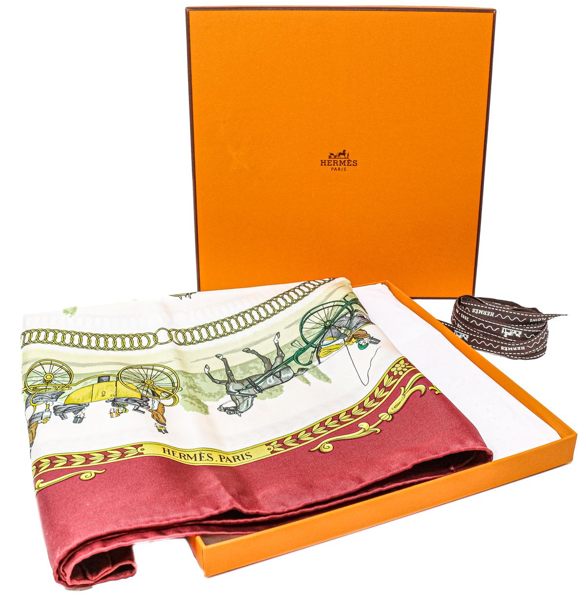 PAÑUELO DE SEDA "HERMÈS"