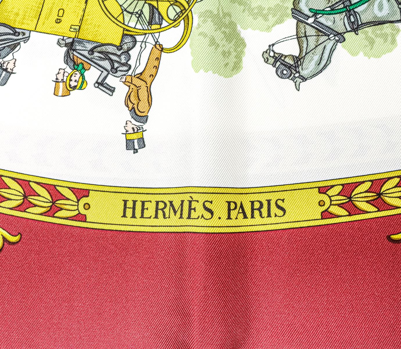 PAÑUELO DE SEDA "HERMÈS"