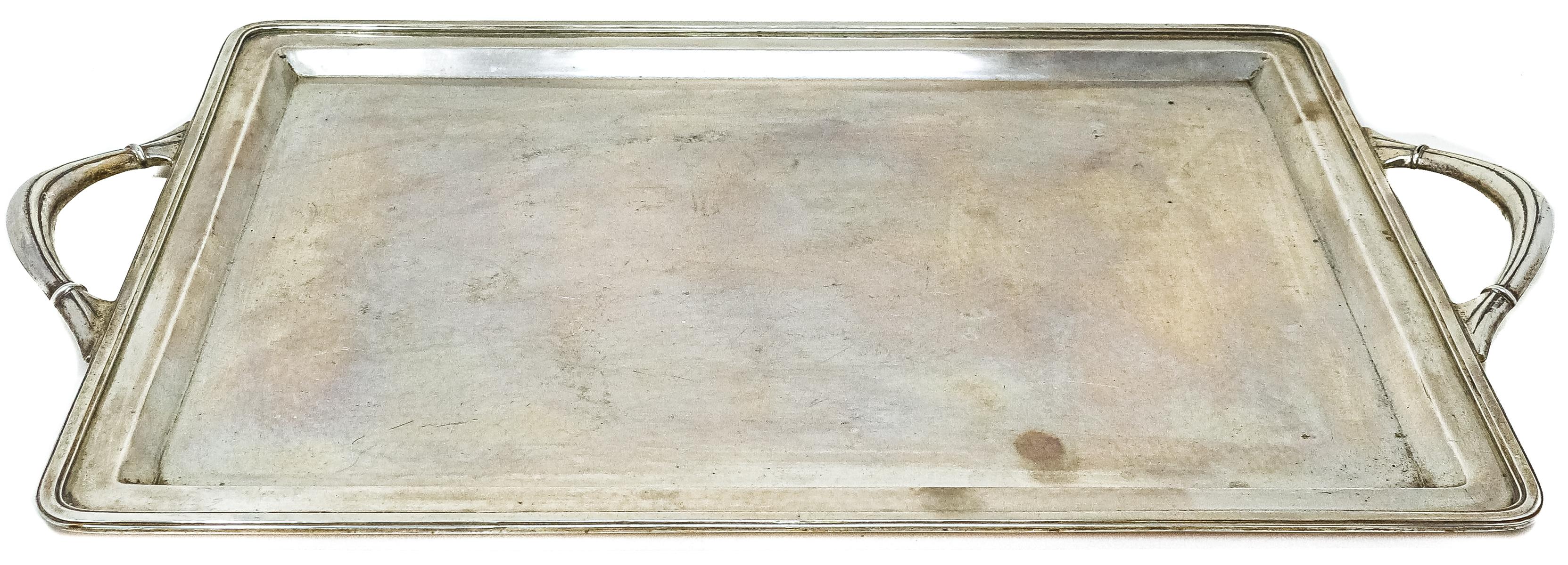 BANDEJA EN PLATA DEL ÚLTIMO CUARTO DEL S.XX